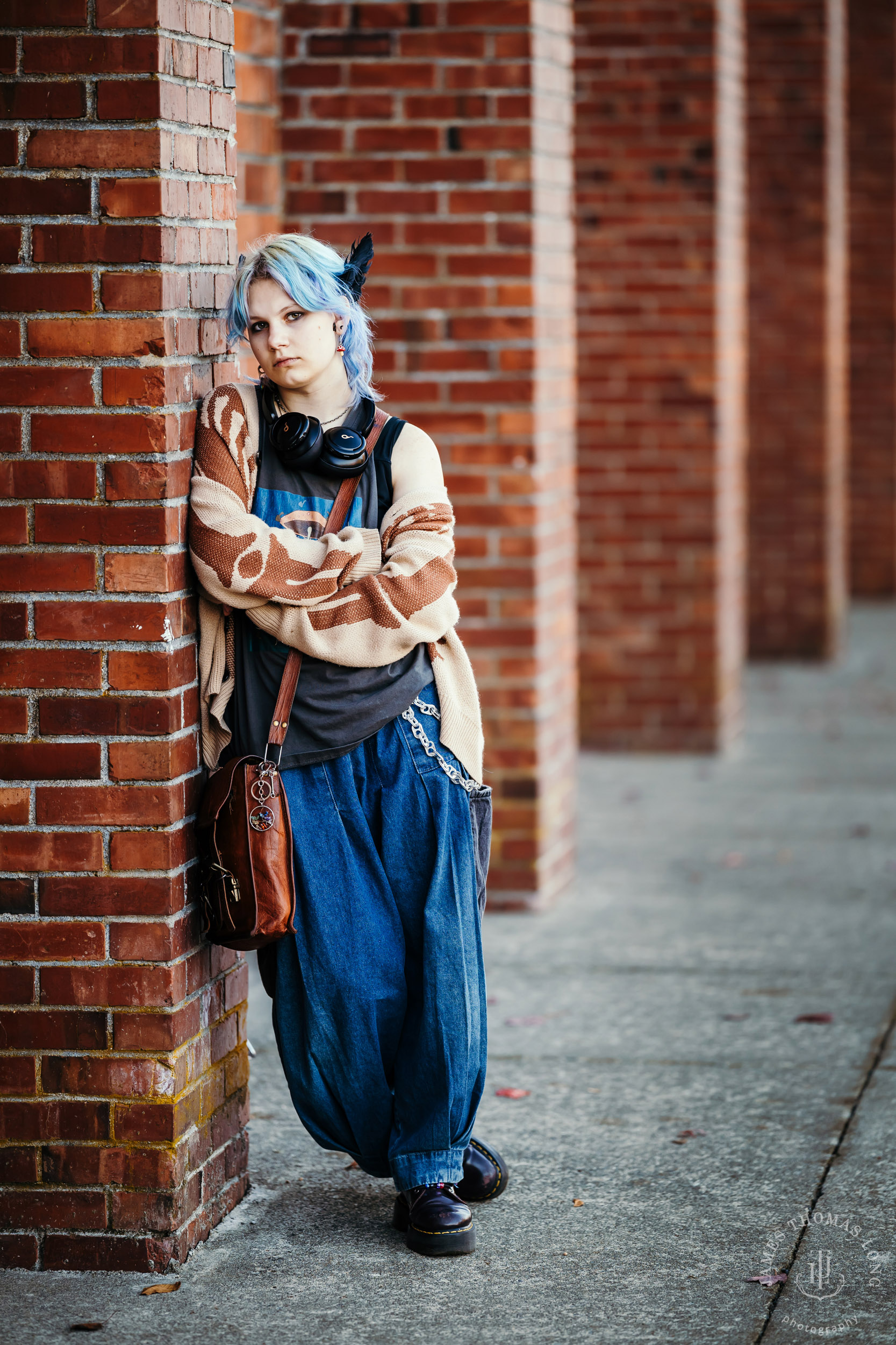 Fall City high school senior portrait session by Snoqualmie senior portrait photographer James Thomas Long Photography