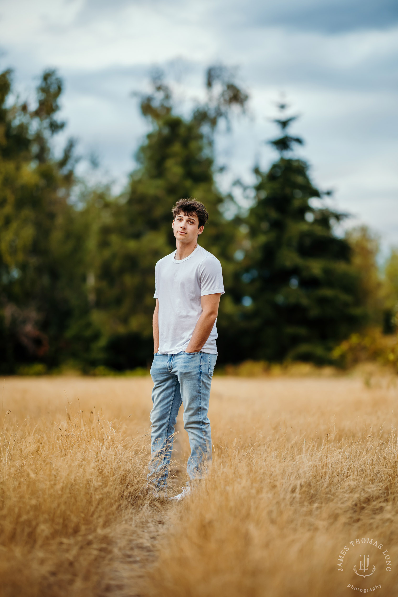Seattle Magnuson Park high school senior portrait session by Seattle senior photographer James Thomas Long Photography