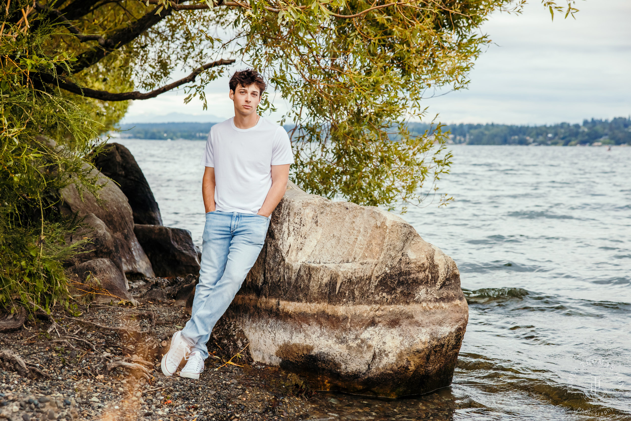 Seattle Magnuson Park high school senior portrait session by Seattle senior photographer James Thomas Long Photography
