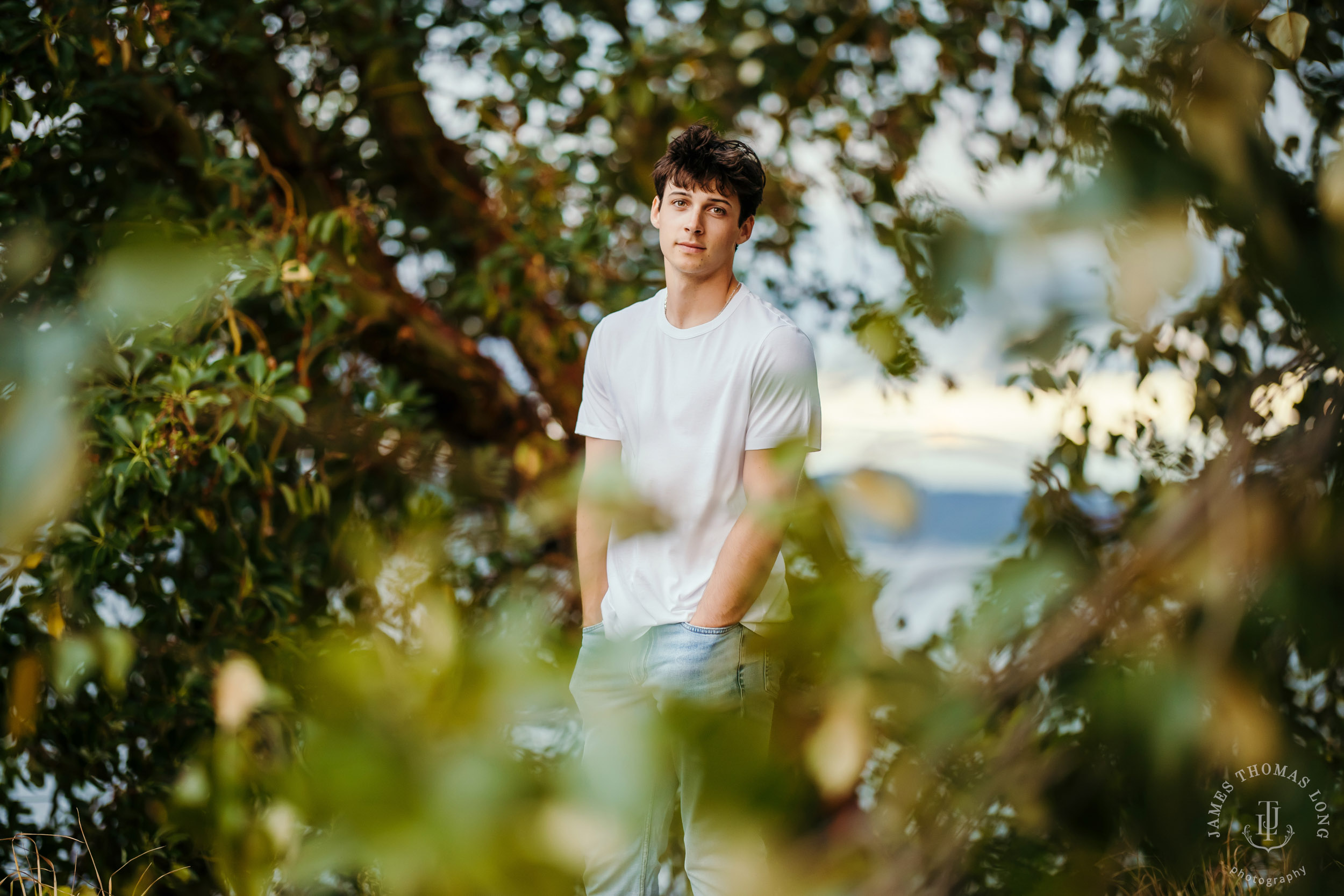 Seattle Magnuson Park high school senior portrait session by Seattle senior photographer James Thomas Long Photography