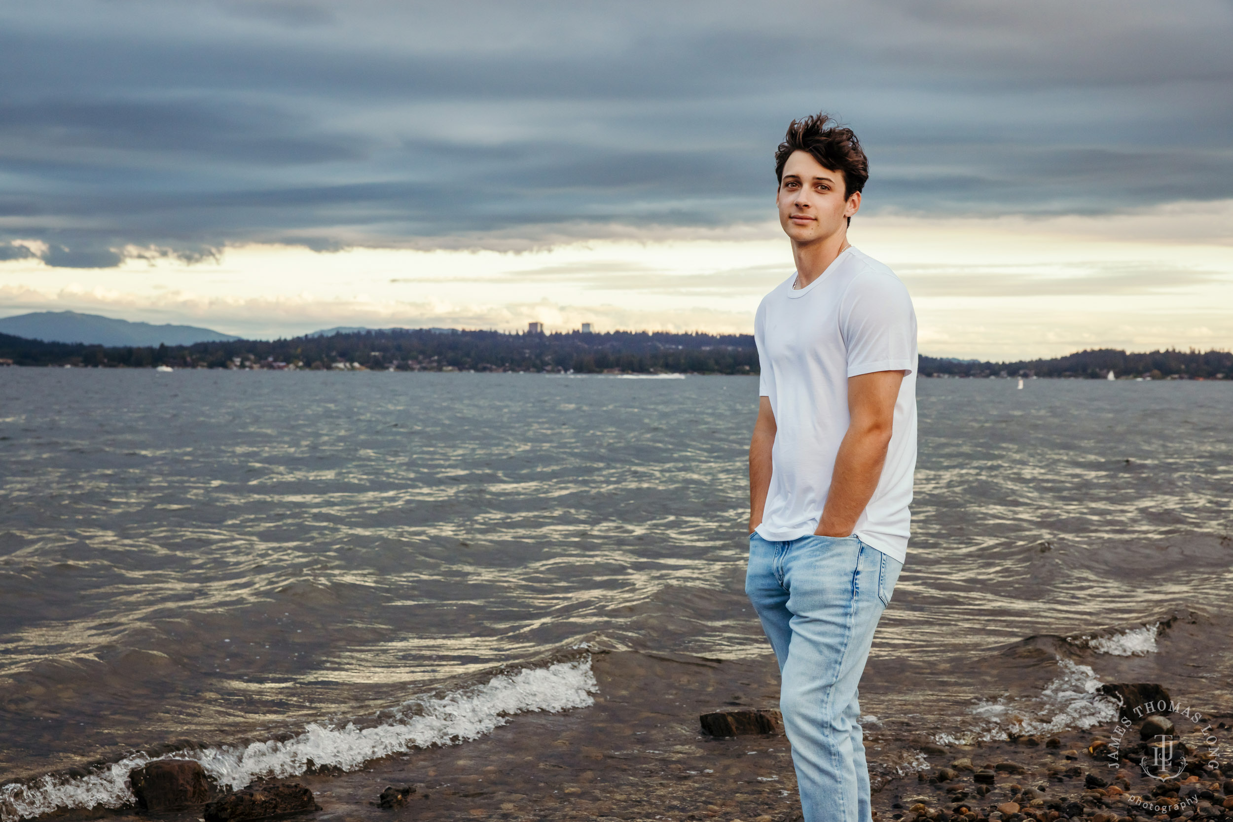 Seattle Magnuson Park high school senior portrait session by Seattle senior photographer James Thomas Long Photography