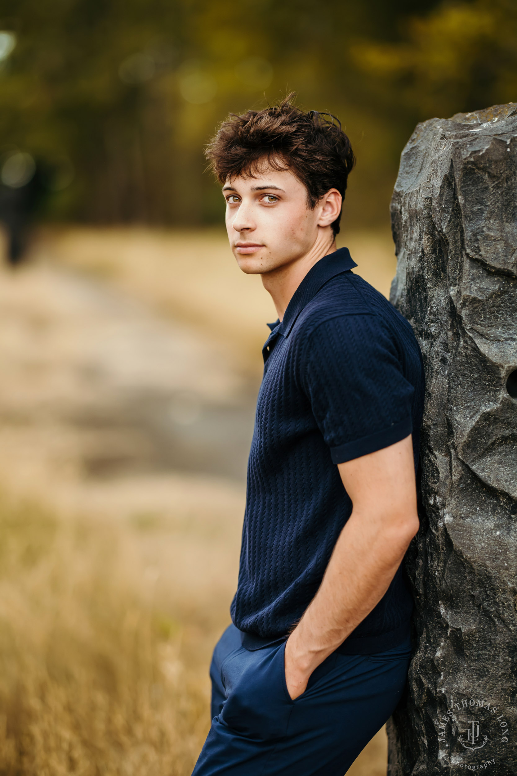 Seattle Magnuson Park high school senior portrait session by Seattle senior photographer James Thomas Long Photography