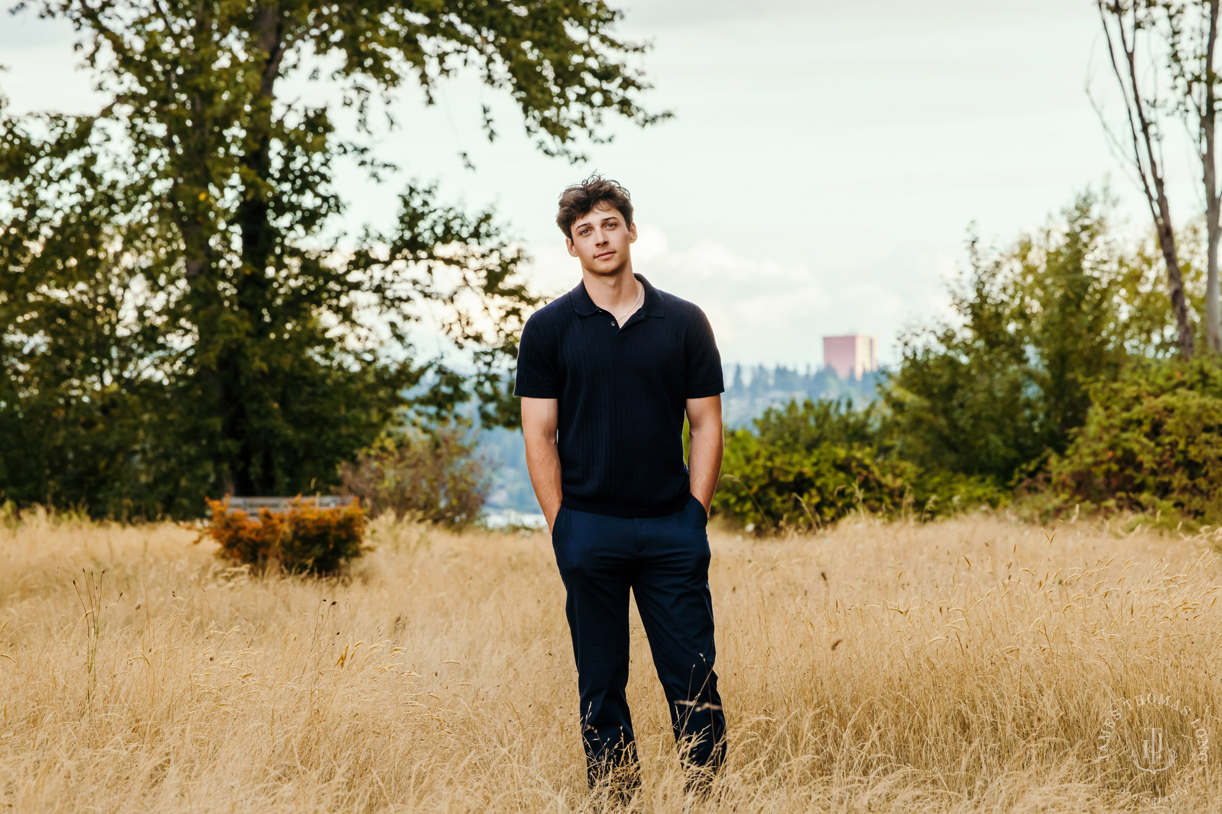 Seattle Magnuson Park high school senior portrait session by Seattle senior photographer James Thomas Long Photography