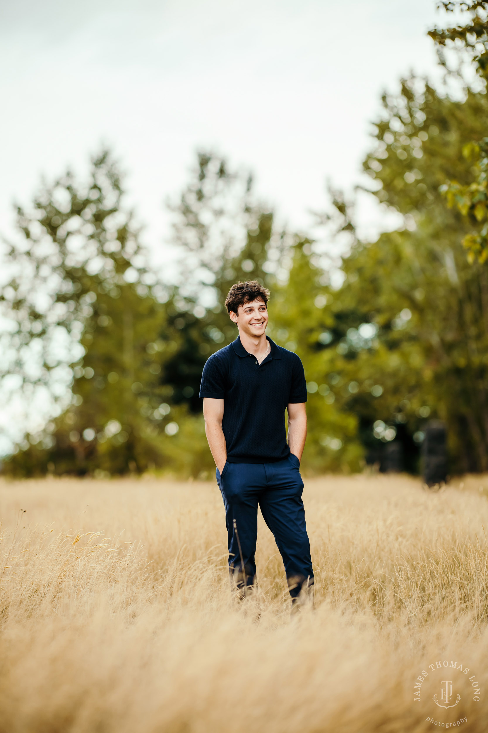 Seattle Magnuson Park high school senior portrait session by Seattle senior photographer James Thomas Long Photography