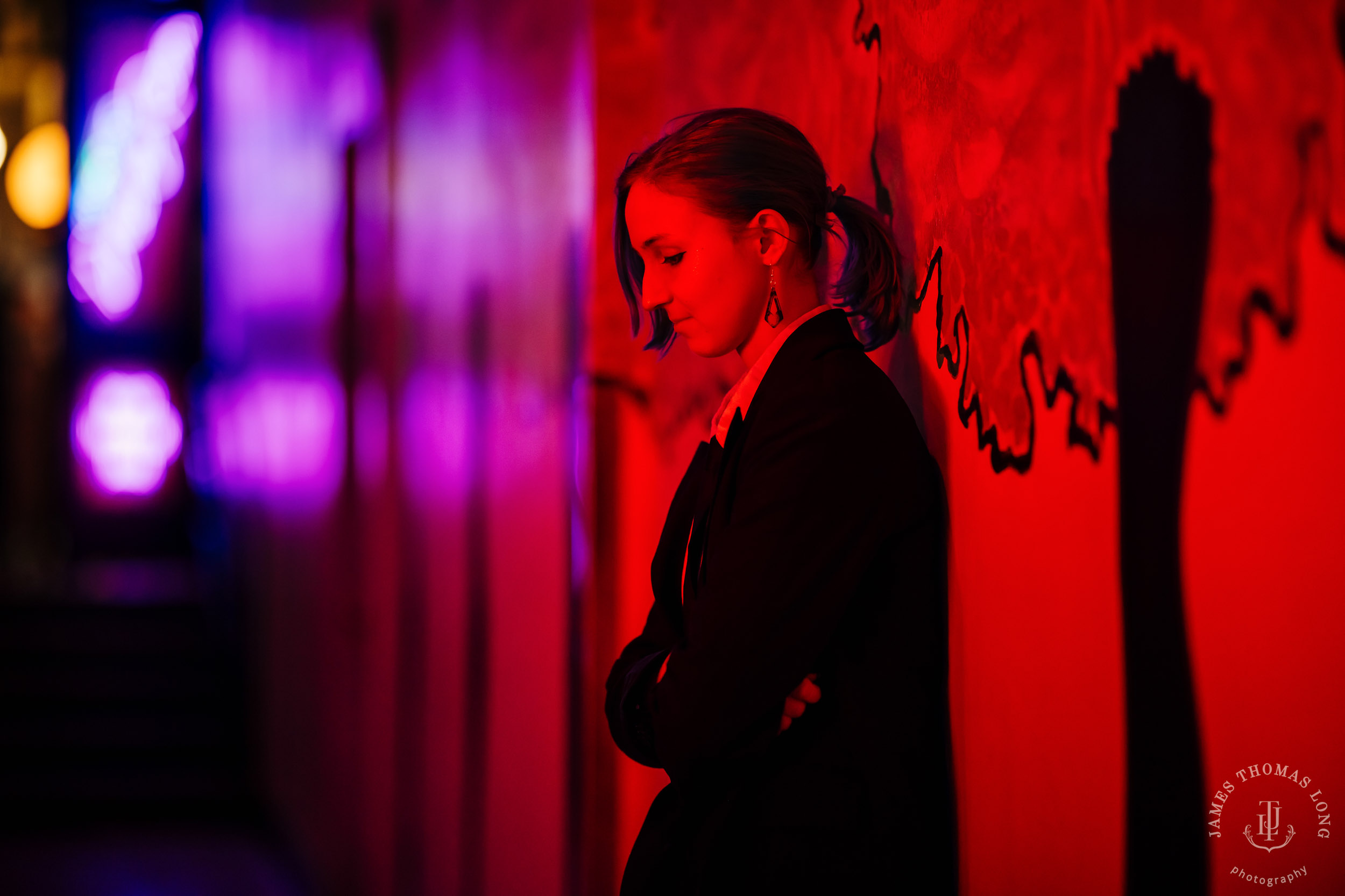 Seattle urban street high school senior portrait session by Seattle senior portrait photographer James Thomas Long Photography