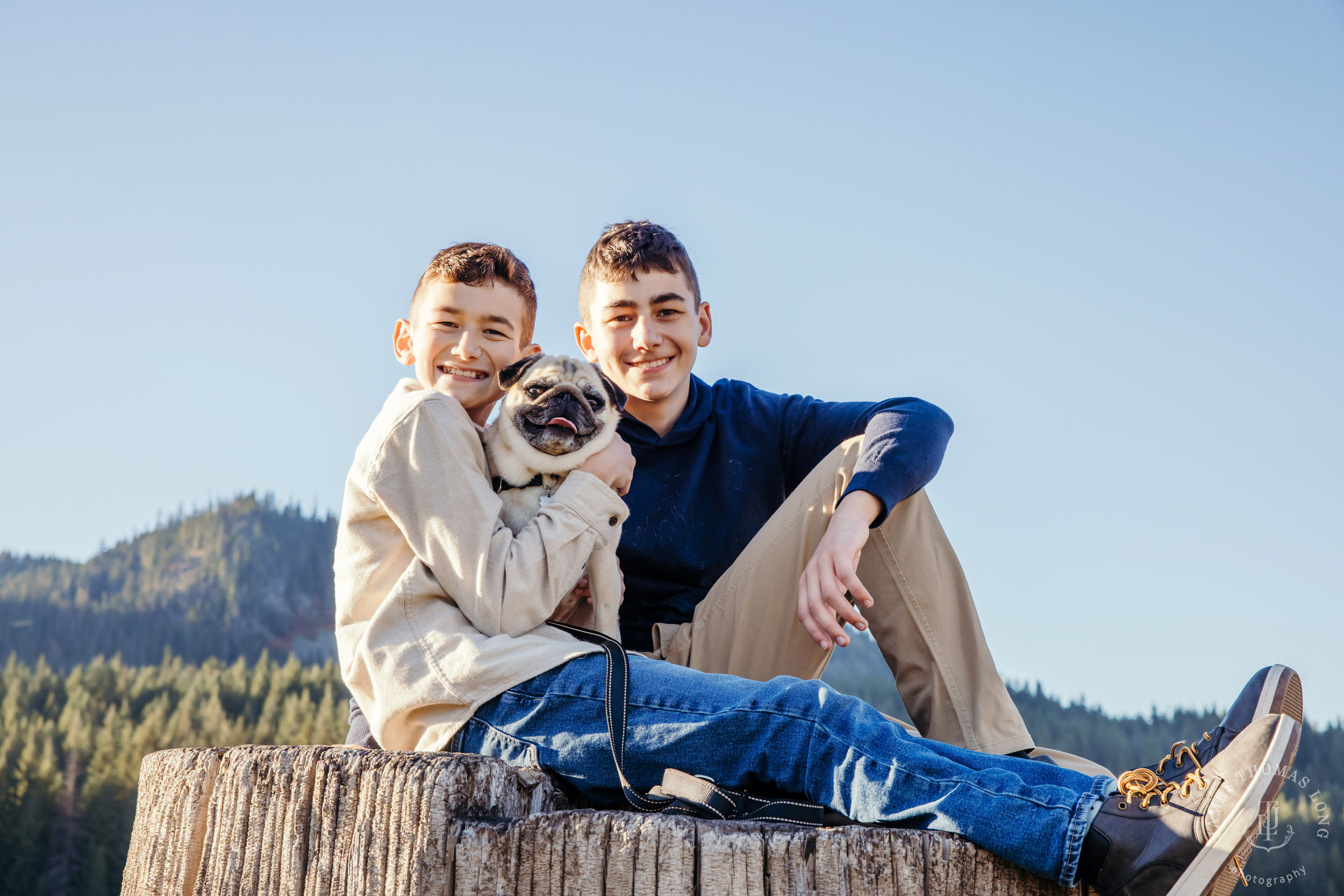 Cascade Mountain adventure family photography session by Snoqualmie family photographer James Thomas Long Photography