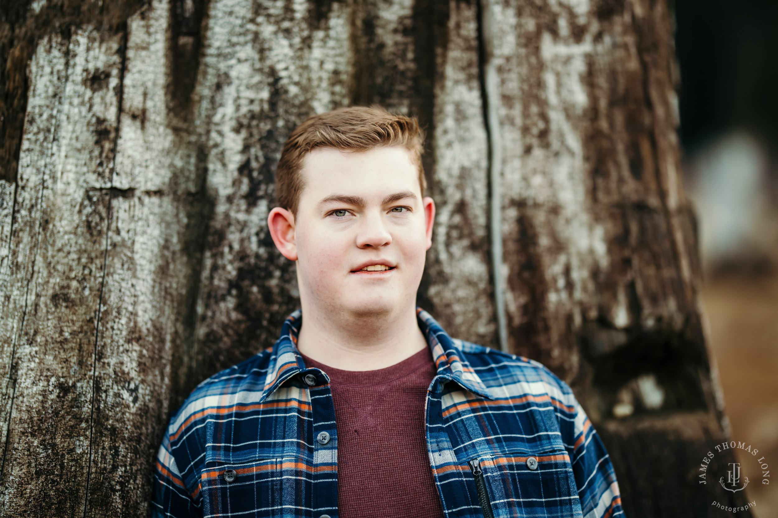 North Bend Cascade Mountain high school senior portrait session by Snoqualmie senior portrait photographer James Thomas Long Photography
