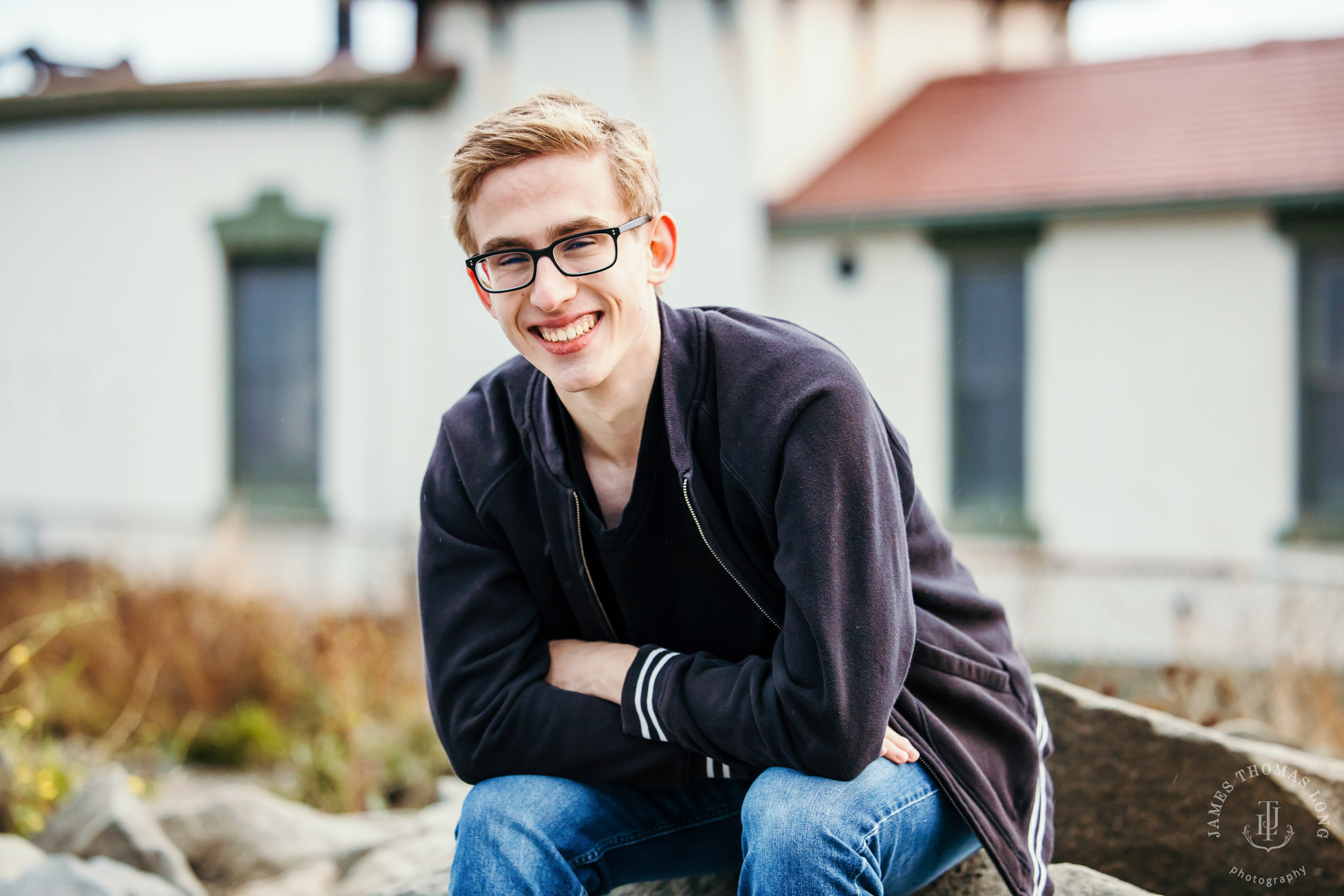 Seattle high school senior portrait session by Seattle senior portrait photographer James Thomas Long Photography