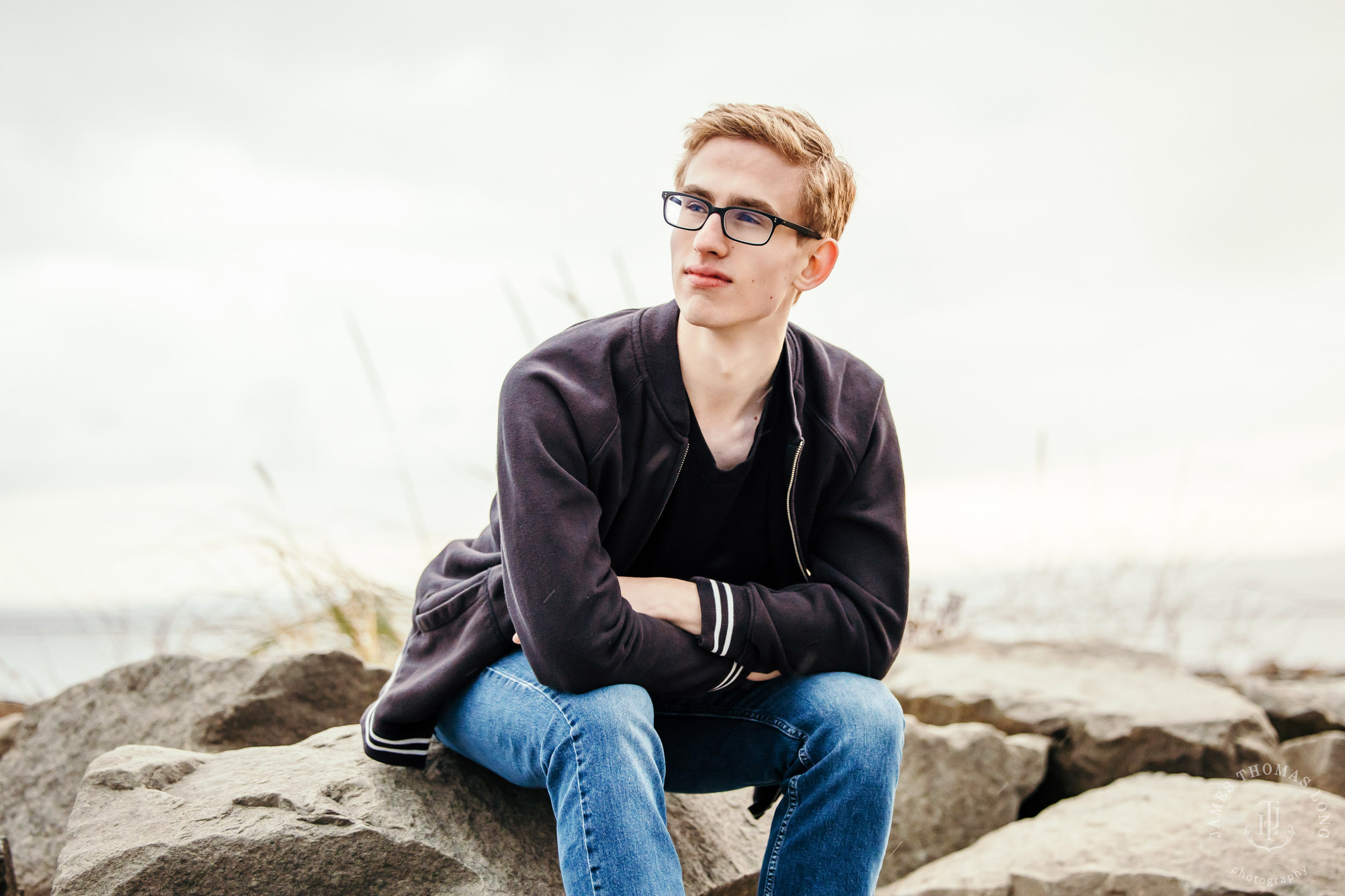 Seattle high school senior portrait session by Seattle senior portrait photographer James Thomas Long Photography