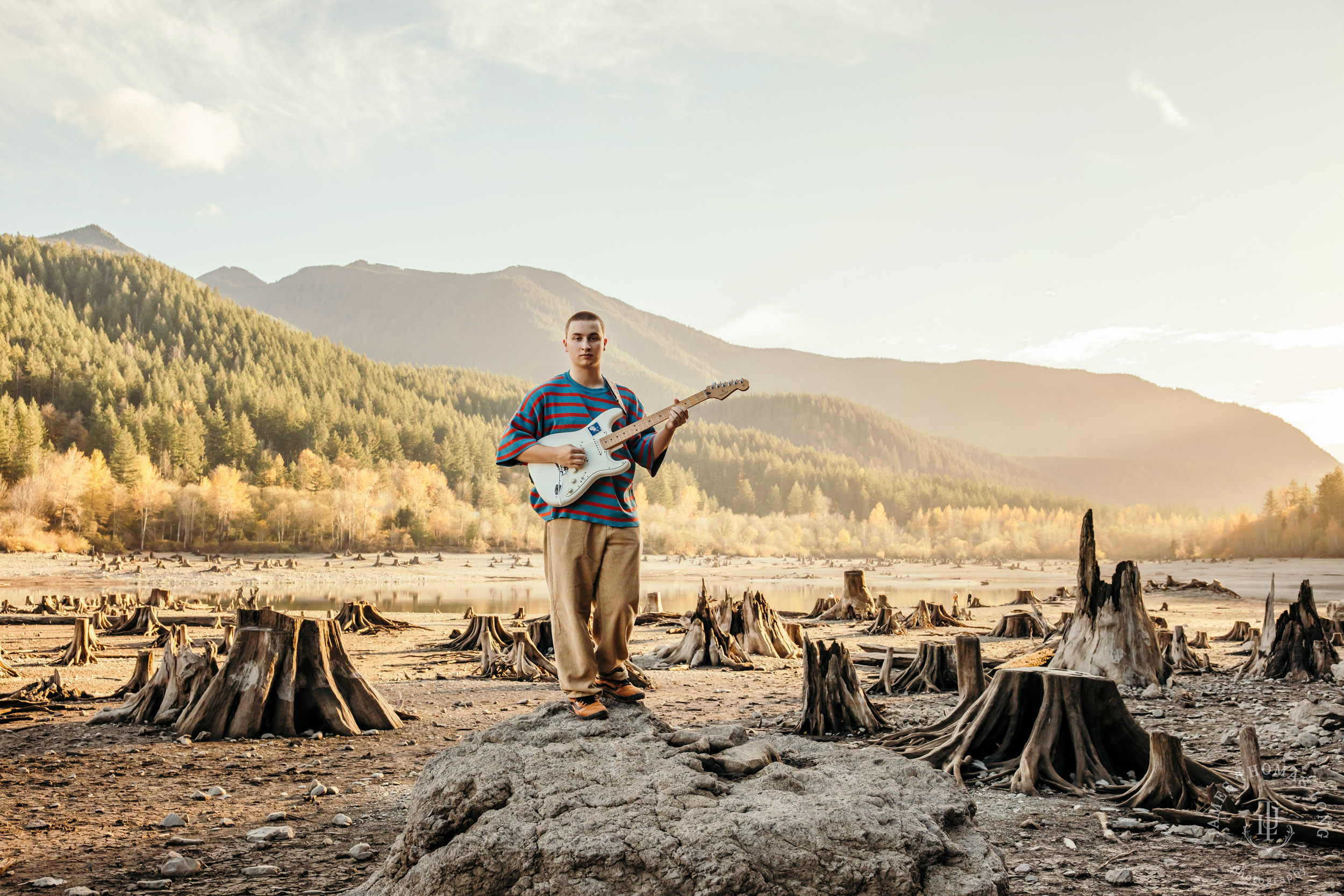 North Bend high school senior portrait session by Snoqualmie senior portrait photographer James Thomas Long Photography