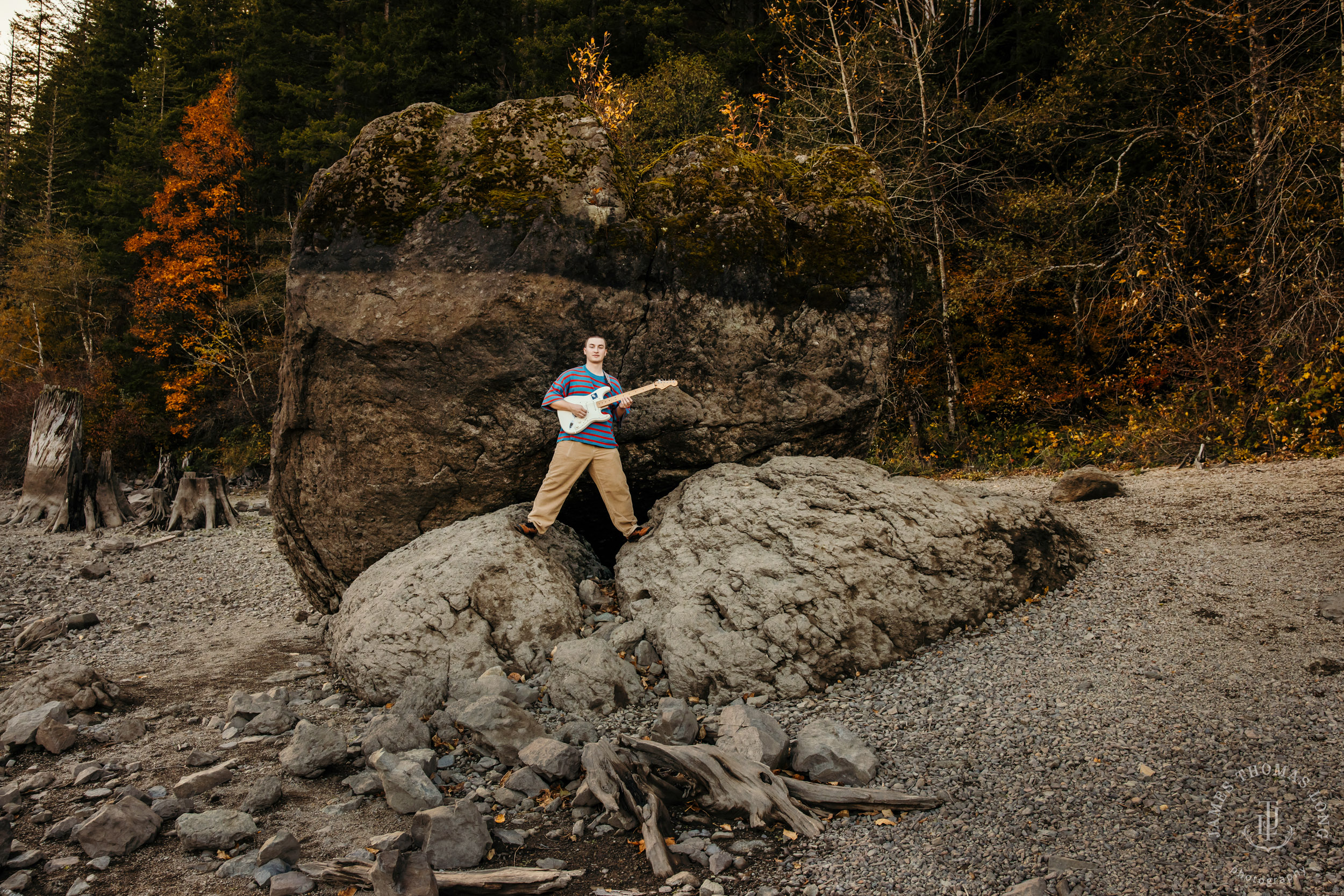 North Bend high school senior portrait session by Snoqualmie senior portrait photographer James Thomas Long Photography