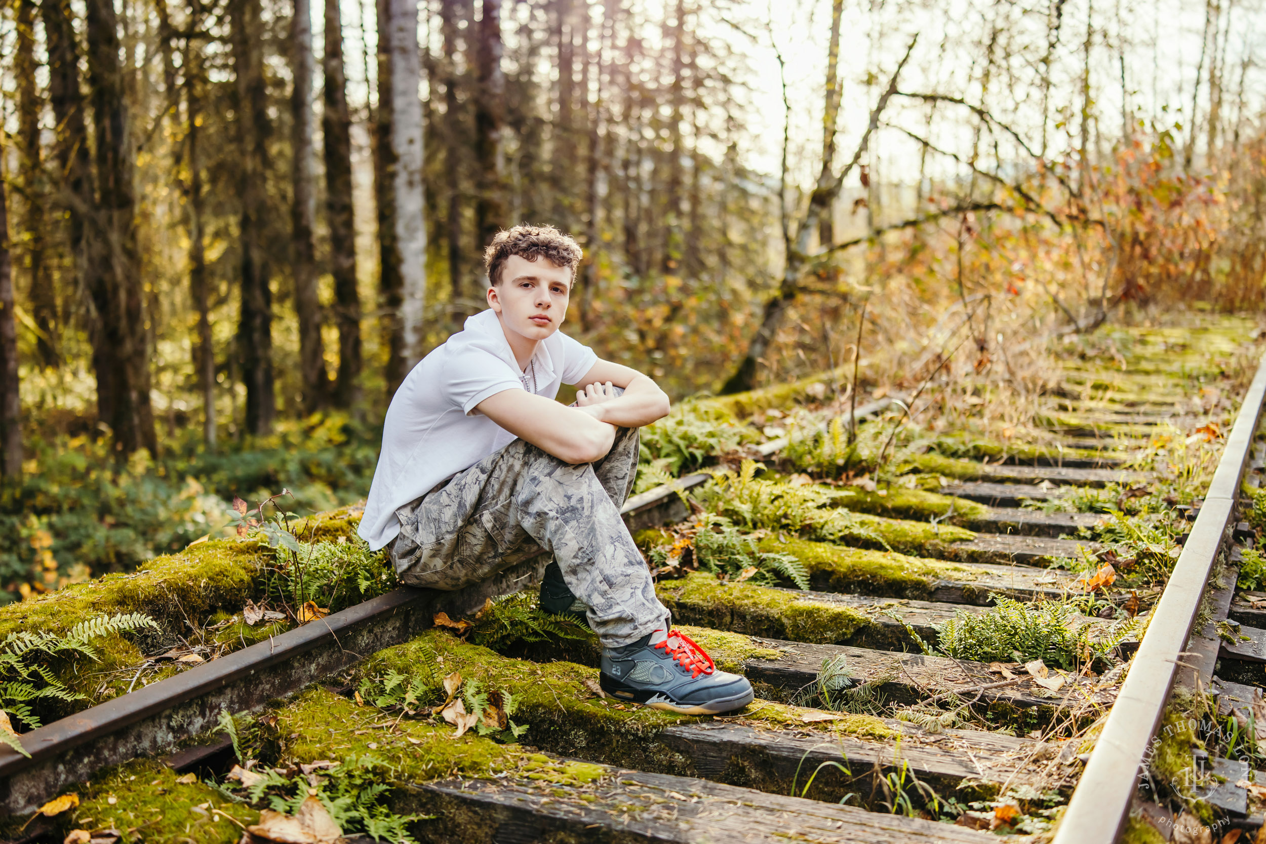 Snoqualmie high school senior portrait session by Snoqualmie senior portrait photographer James Thomas Long Photography