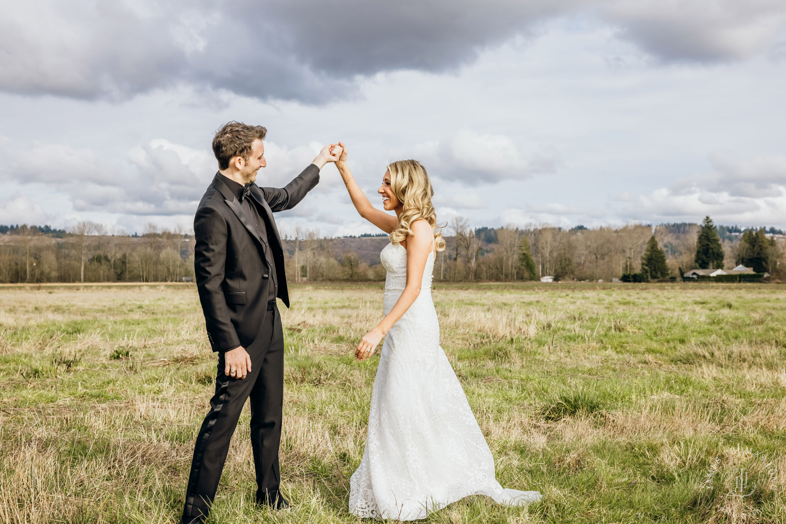 Farm 12 Puyallup wedding by Seattle wedding photographer James Thomas Long Photography