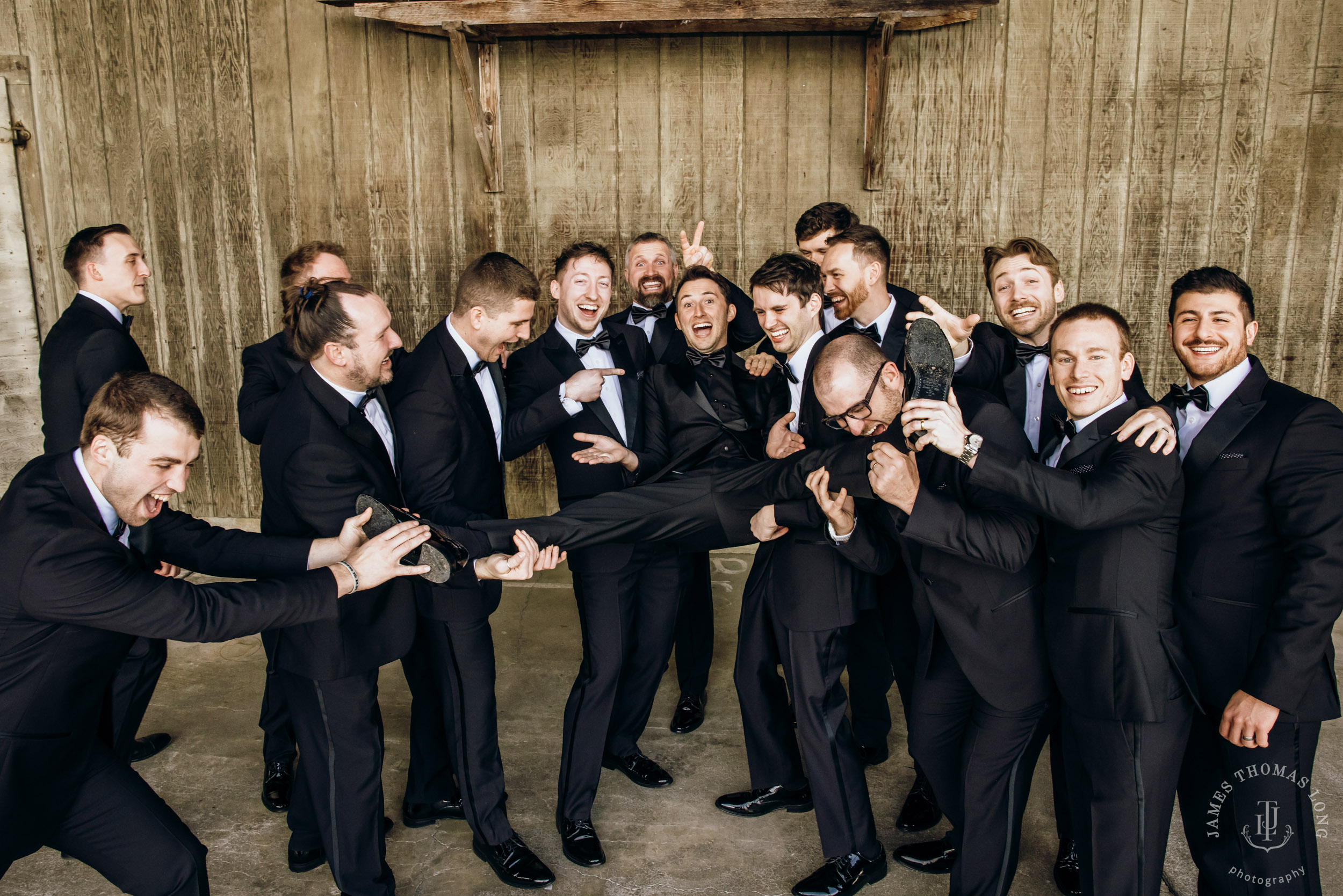 Farm 12 Puyallup wedding by Seattle wedding photographer James Thomas Long Photography