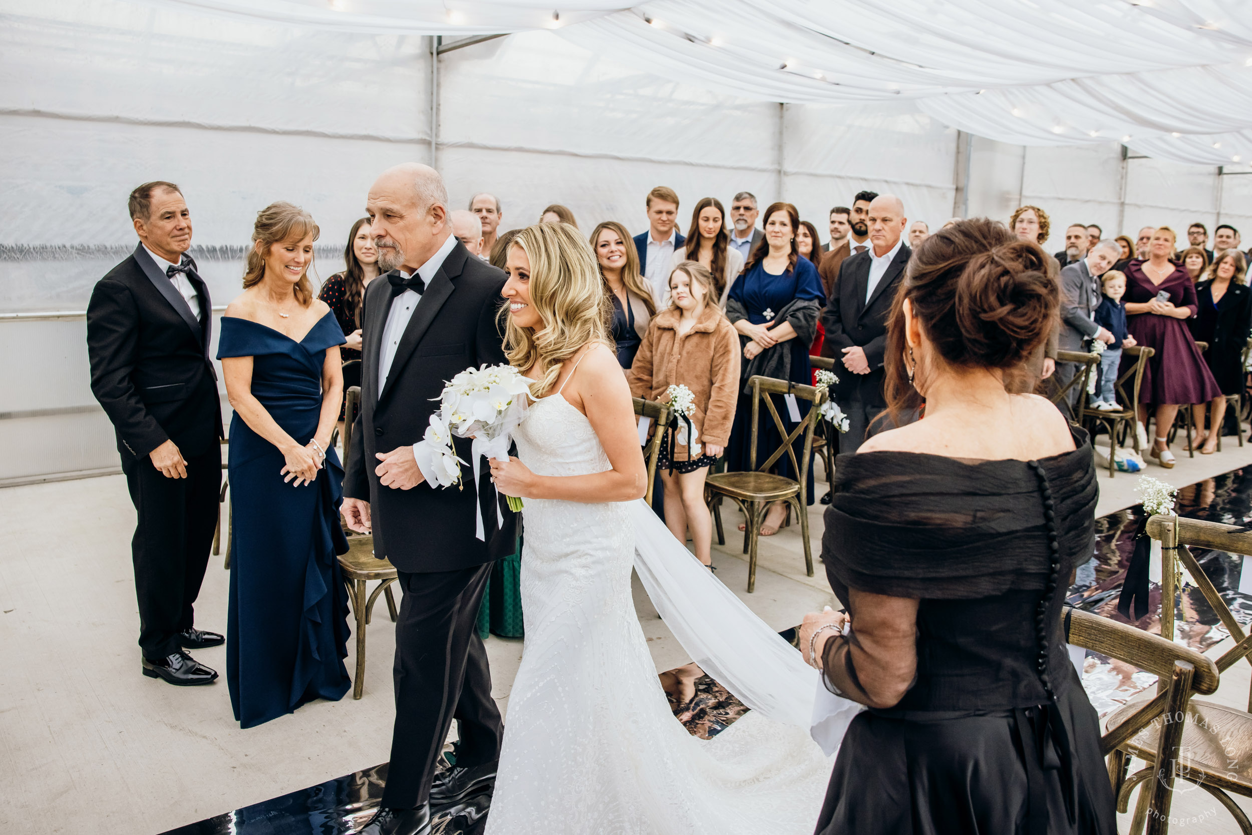 Farm 12 Puyallup wedding by Seattle wedding photographer James Thomas Long Photography