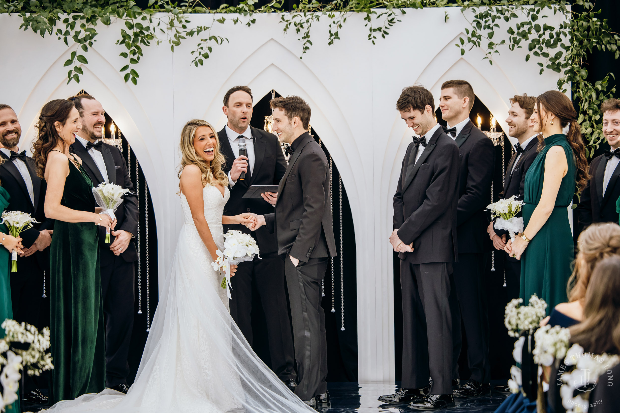 Farm 12 Puyallup wedding by Seattle wedding photographer James Thomas Long Photography