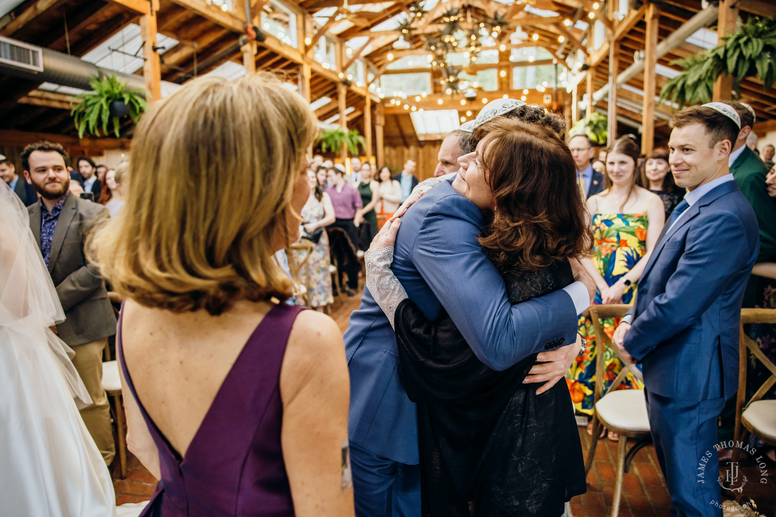Kiana Lodge Poulsbo Jewish wedding by Seattle wedding photographer James Thomas Long Photography