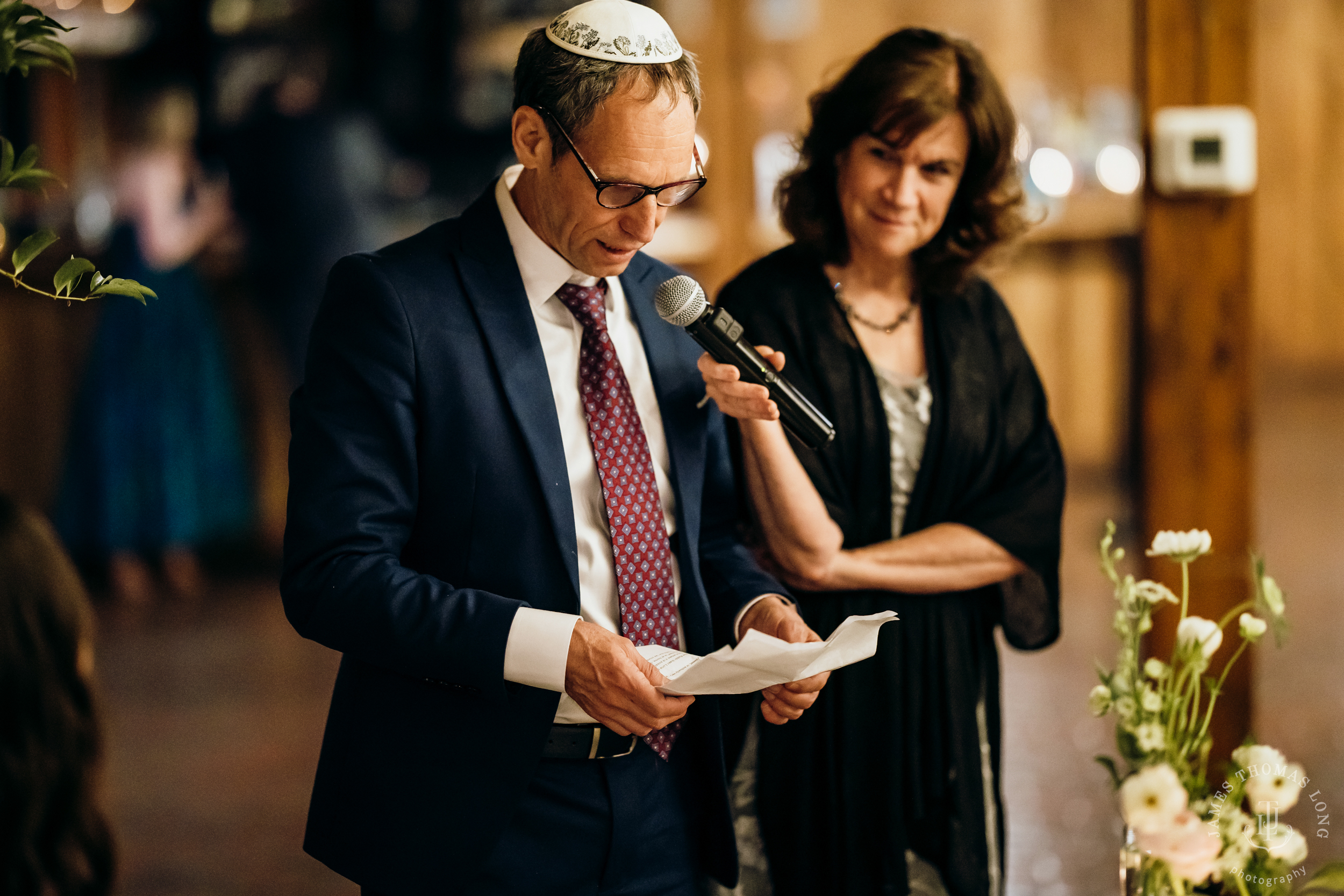 Kiana Lodge Poulsbo Jewish wedding by Seattle wedding photographer James Thomas Long Photography