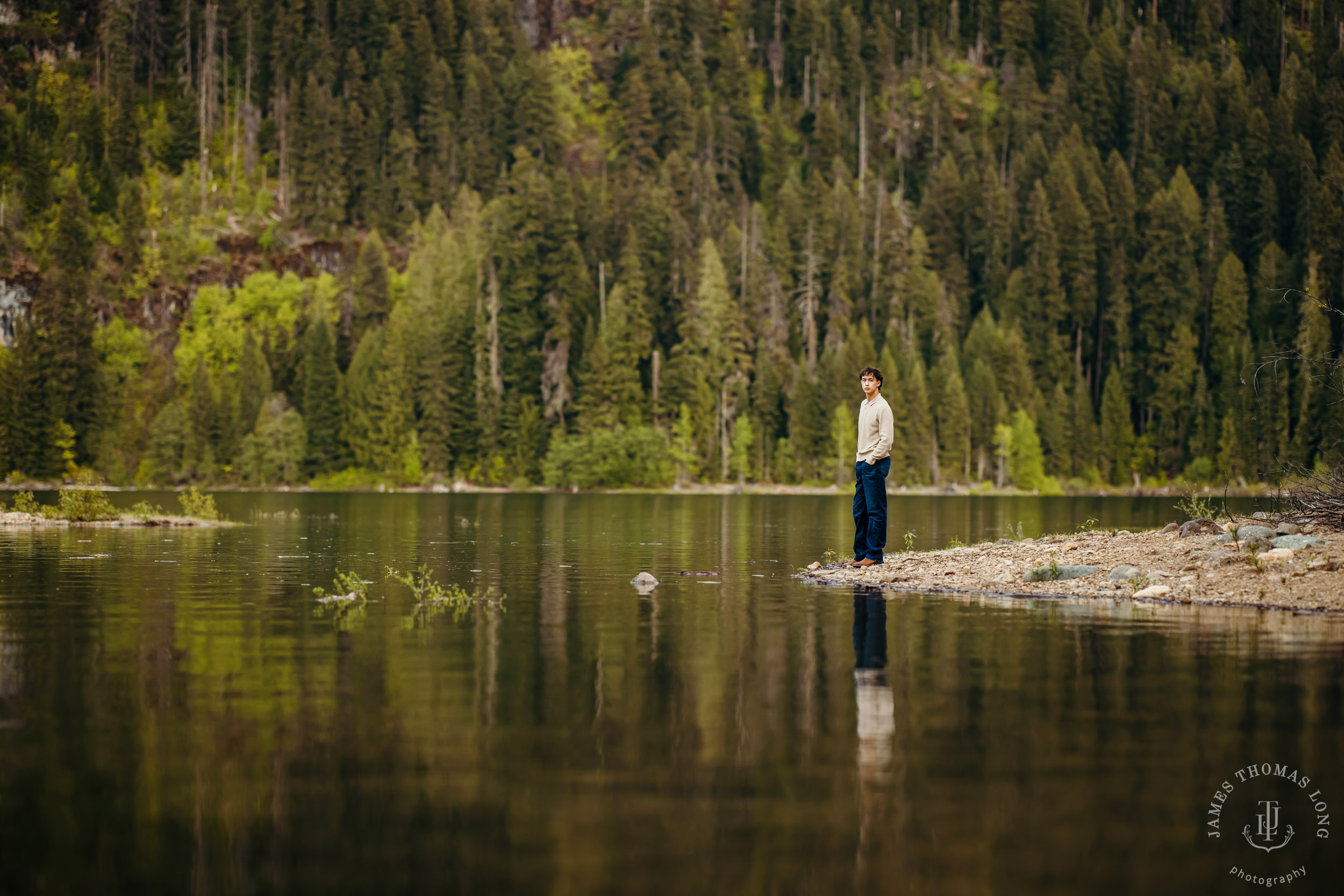 Snoqualmie Cascade Mountain high school senior portrait session by Snoqualmie senior photographer James Thomas Long Photography