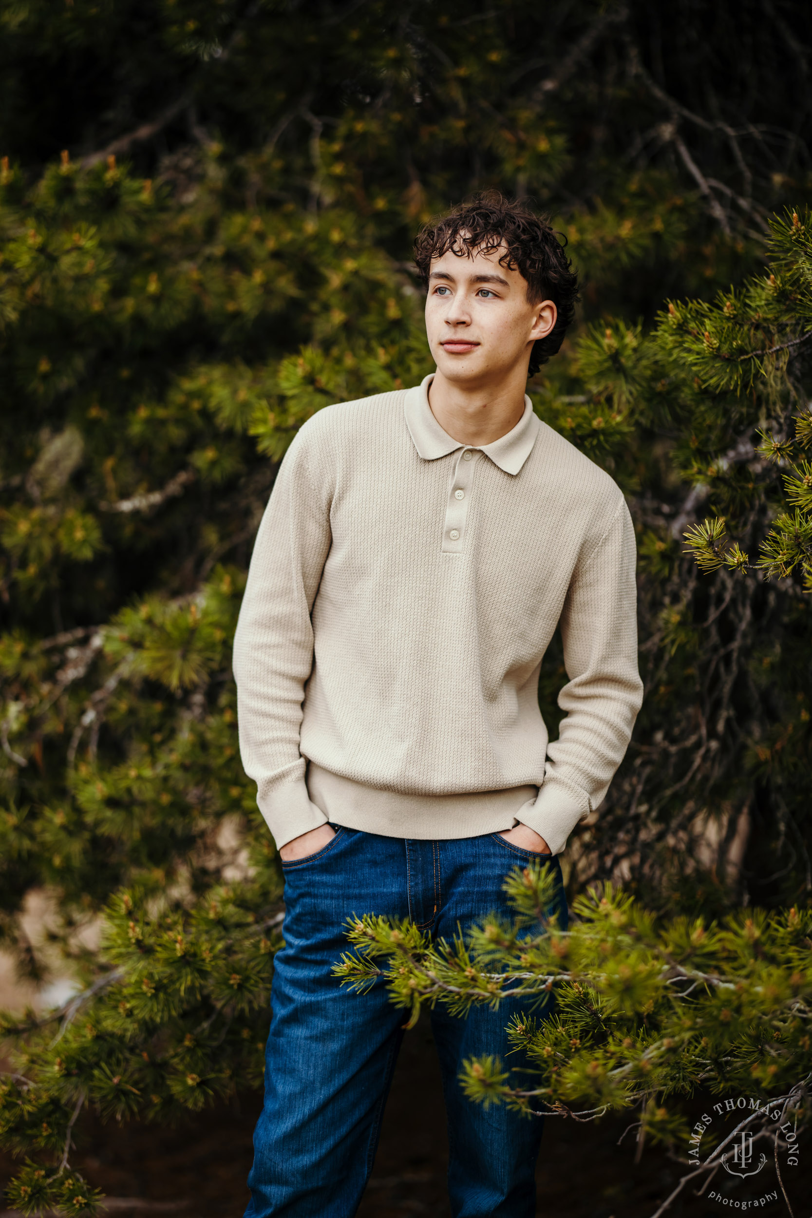 Snoqualmie Cascade Mountain high school senior portrait session by Snoqualmie senior photographer James Thomas Long Photography