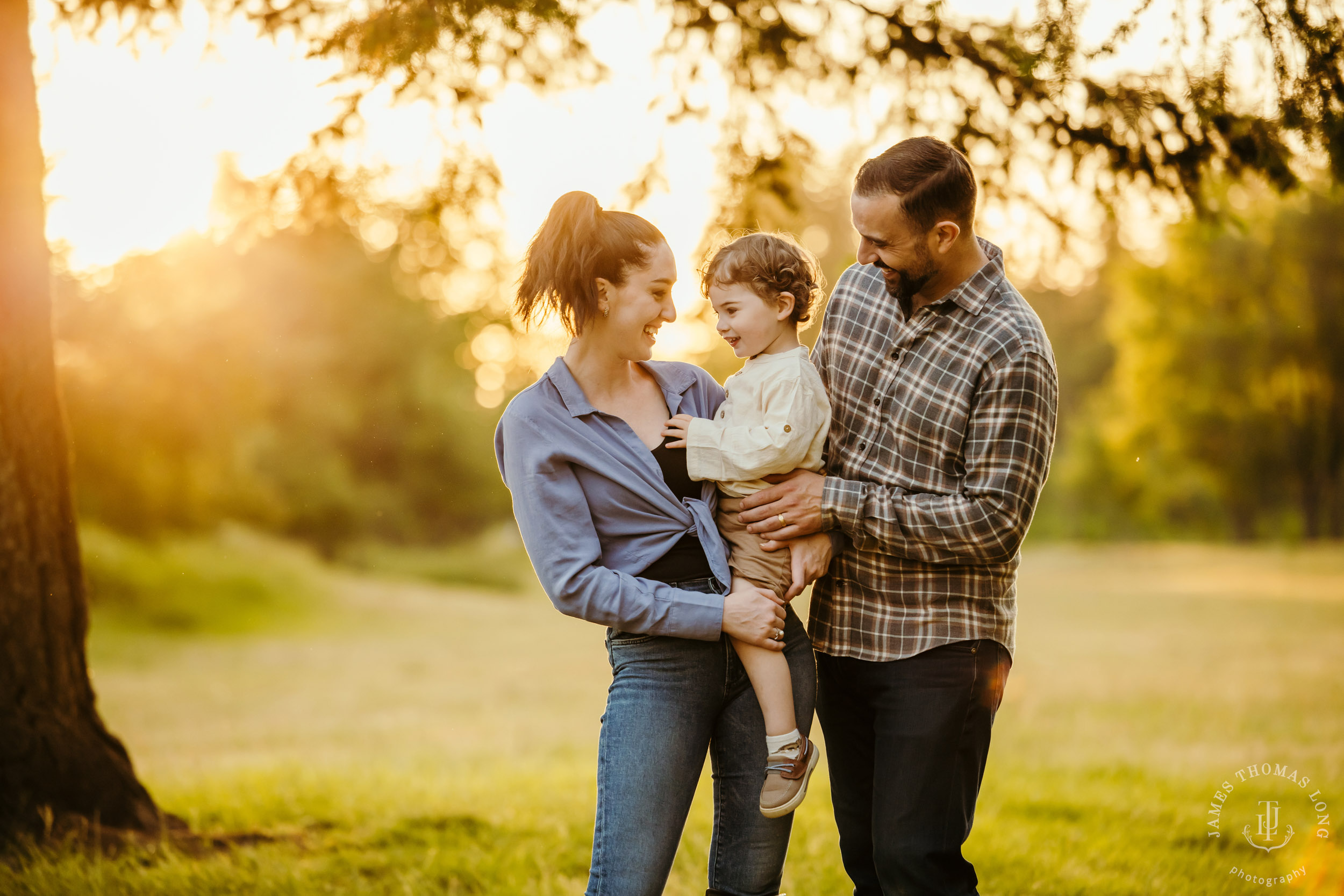 Spring family photography session by Seattle family photographer James Thomas Long Photography