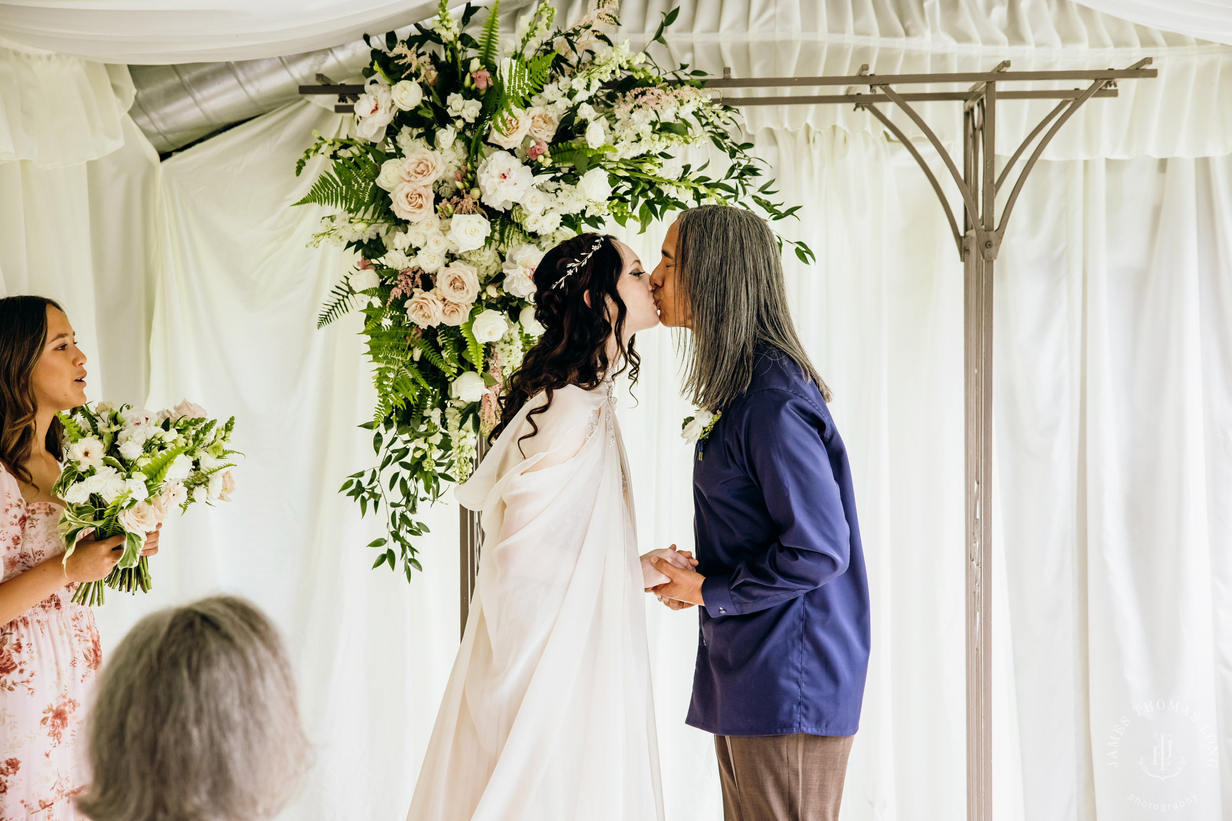 Salish Lodge Snoqualmie wedding by Seattle wedding photographer James Thomas Long Photography
