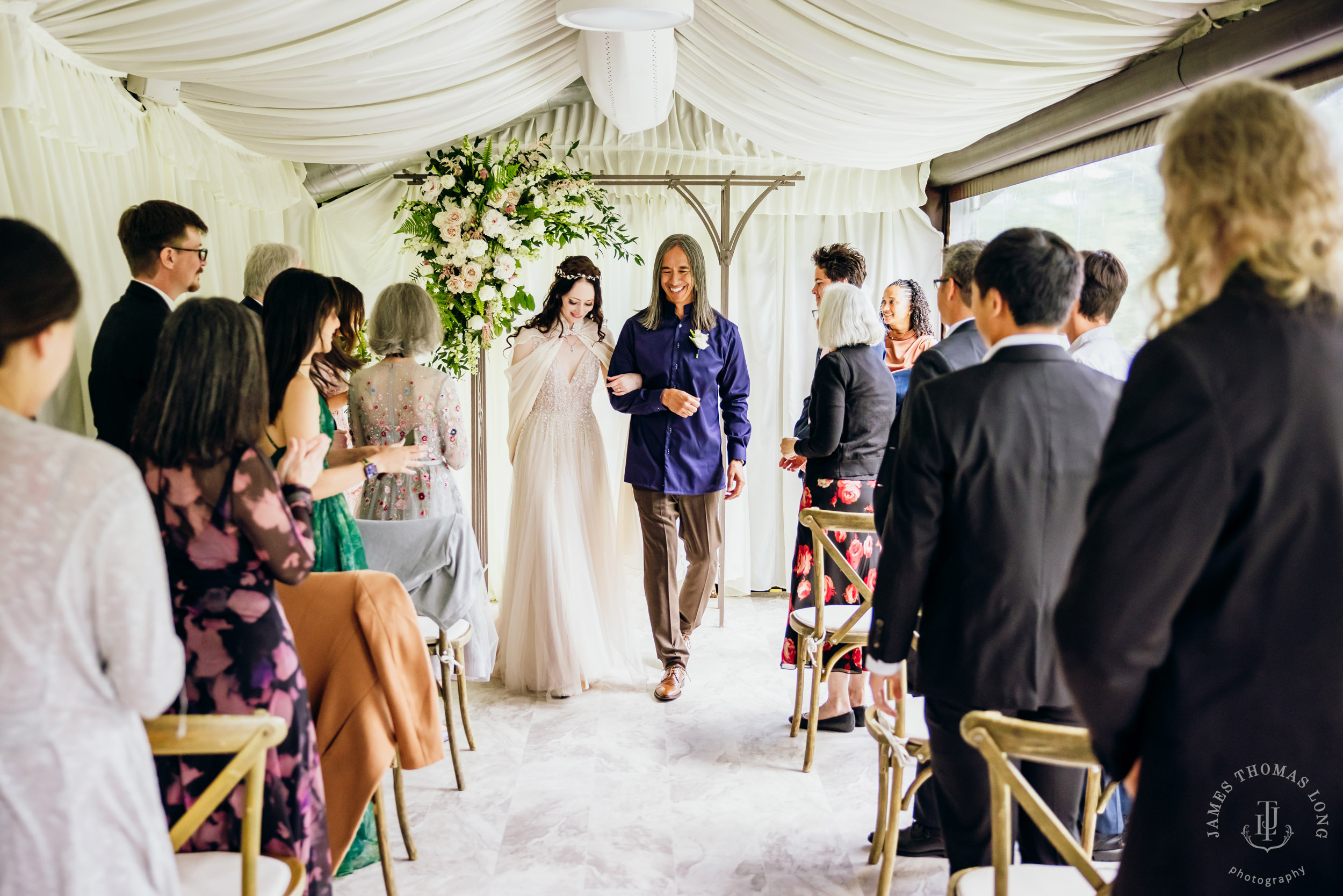 Salish Lodge Snoqualmie wedding by Seattle wedding photographer James Thomas Long Photography