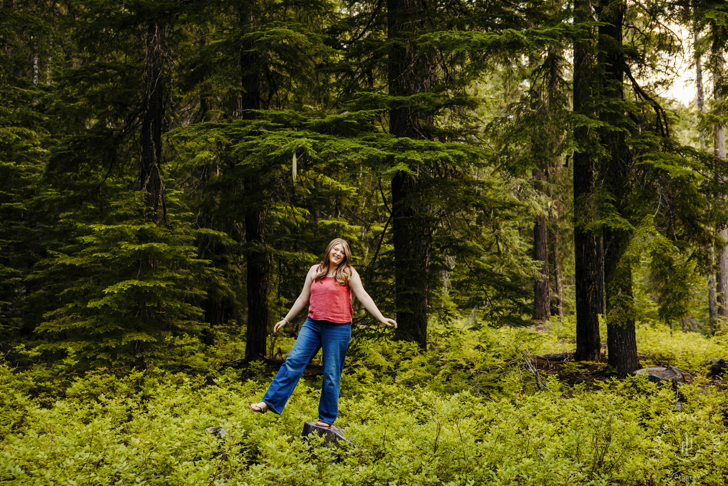Cascade Mountain Mout Si High School senior portrait session by Snoqualmie senior portrait photographer James Thomas Long Photography