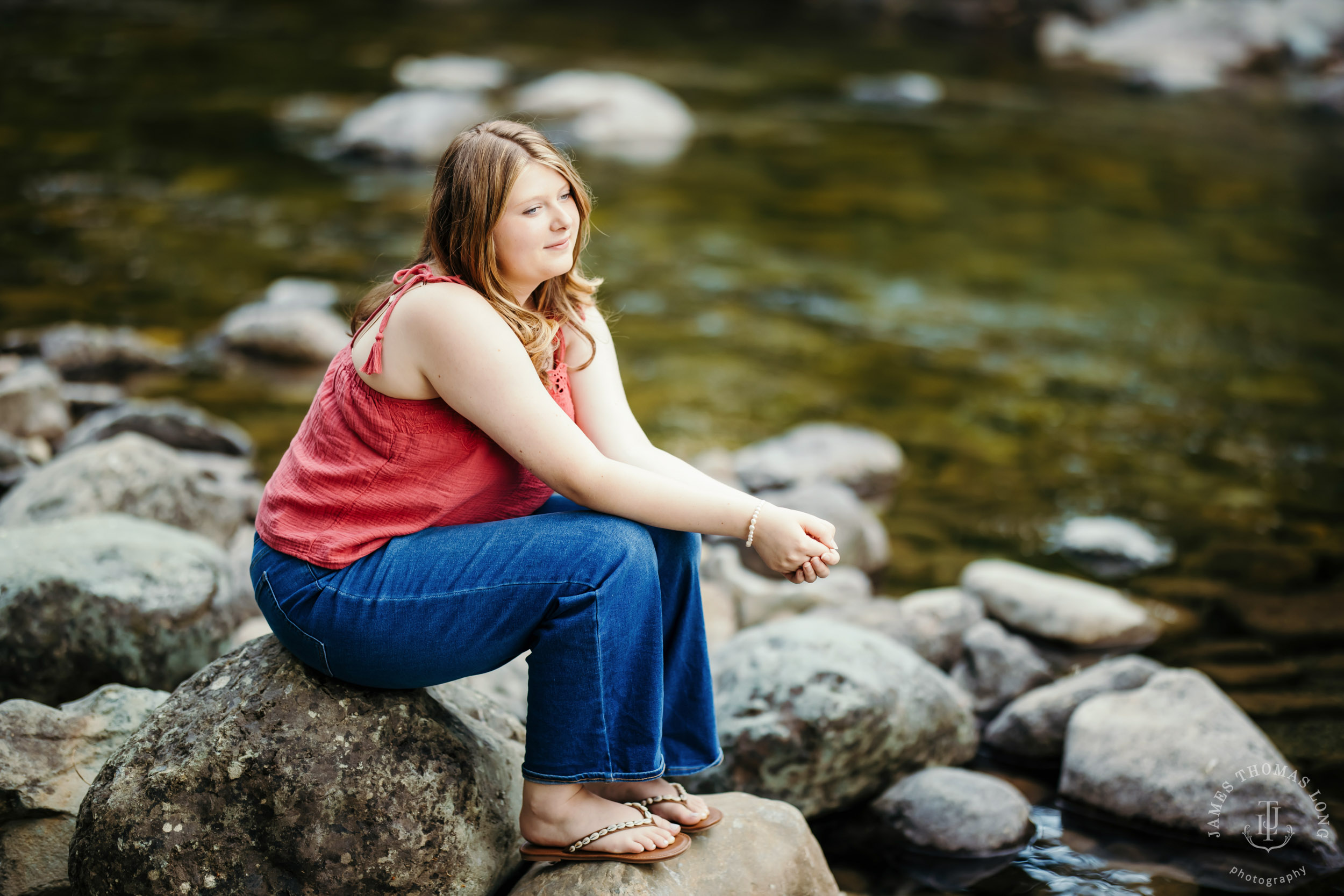 Cascade Mountain Mout Si High School senior portrait session by Snoqualmie senior portrait photographer James Thomas Long Photography