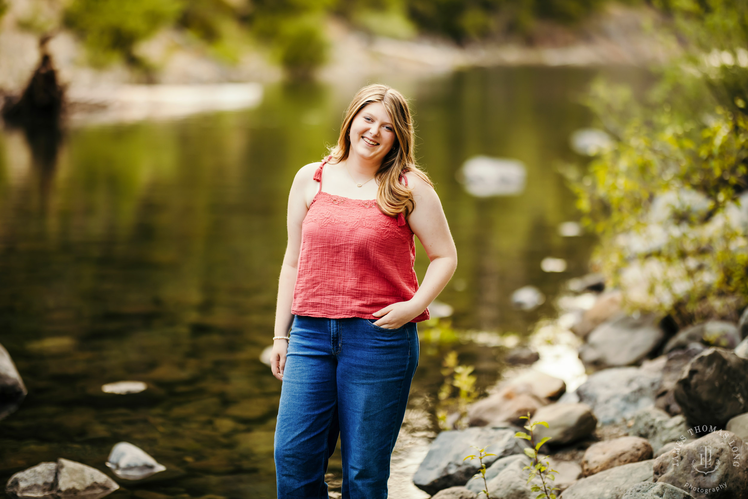 Cascade Mountain Mout Si High School senior portrait session by Snoqualmie senior portrait photographer James Thomas Long Photography