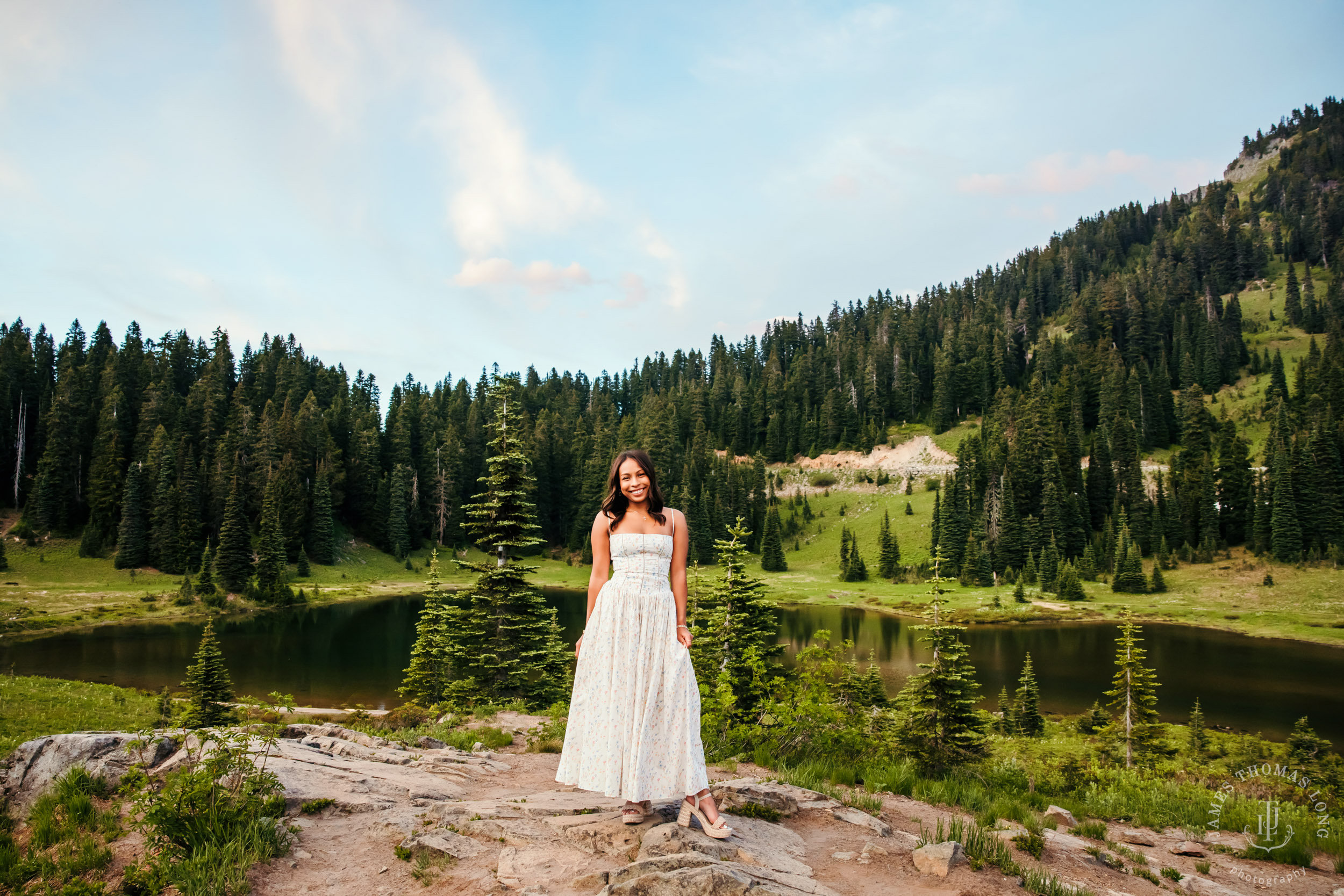 Mount Rainier High School Senior portrait session by Seattle senior portrait photographer James Thomas Long Photography