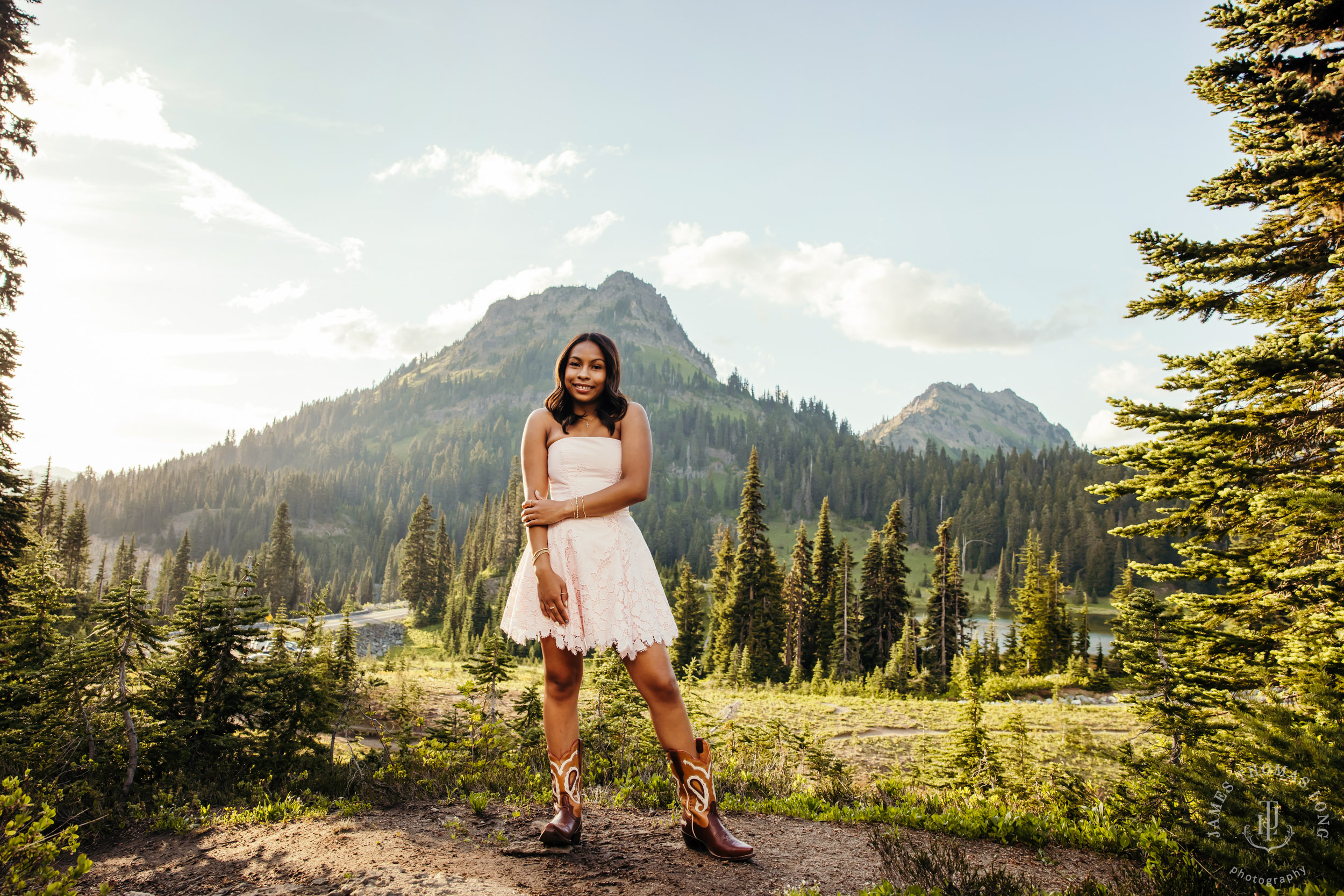 Mount Rainier High School Senior portrait session by Seattle senior portrait photographer James Thomas Long Photography
