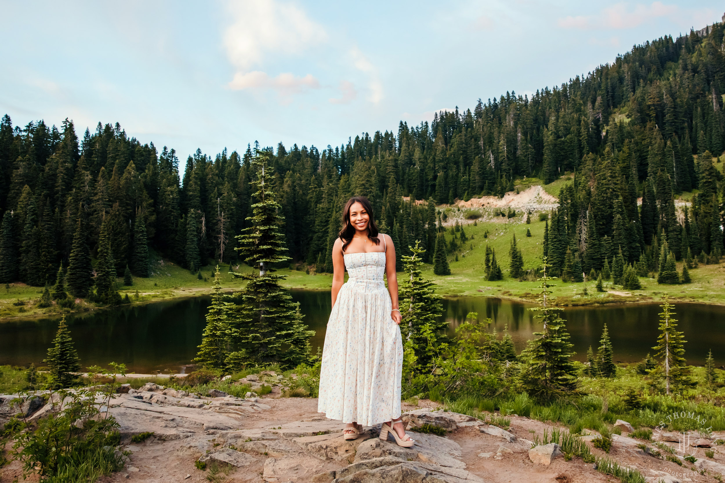 Mount Rainier High School Senior portrait session by Seattle senior portrait photographer James Thomas Long Photography
