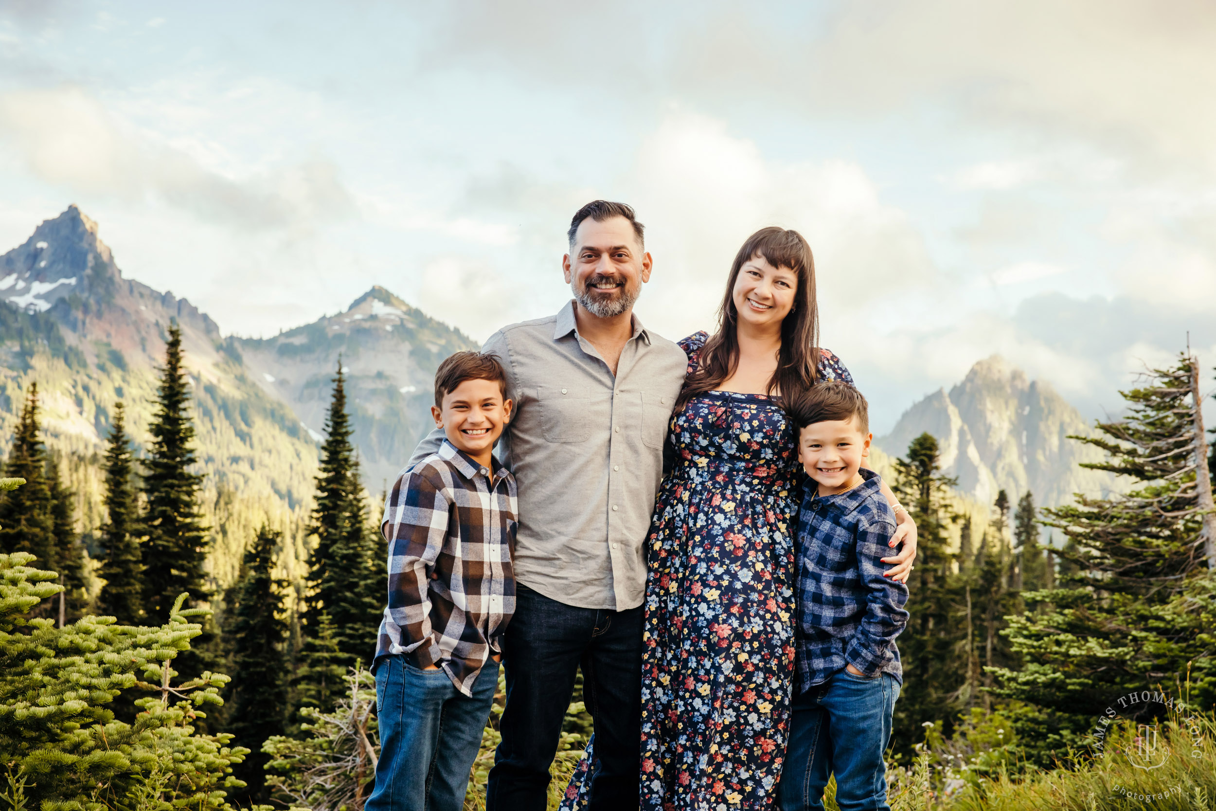 Mount Rainier family photography session by Seattle family photographer James Thomas Long Photography