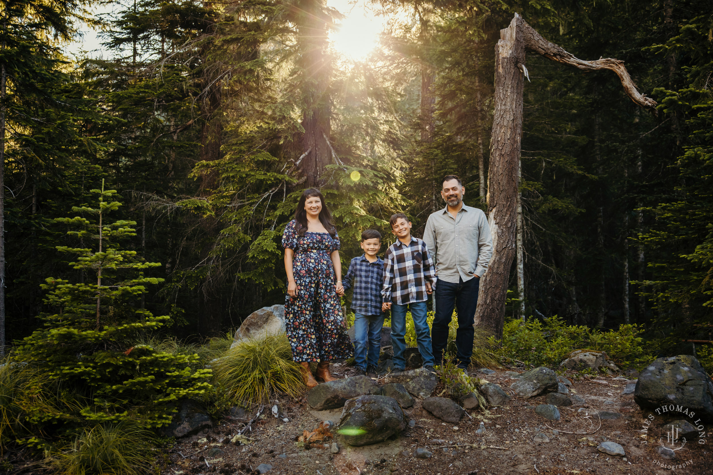 Mount Rainier family photography session by Seattle family photographer James Thomas Long Photography