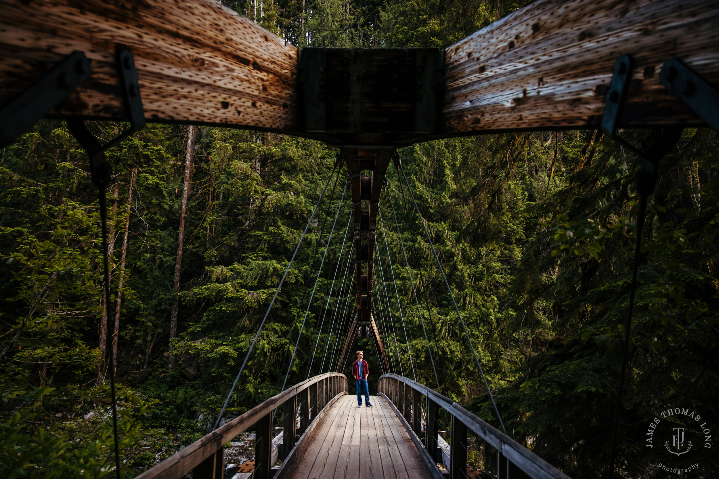 Cascade Mountain high school senior portrait session by Snoqualmie senior portrait photographer James Thomas Long Photography