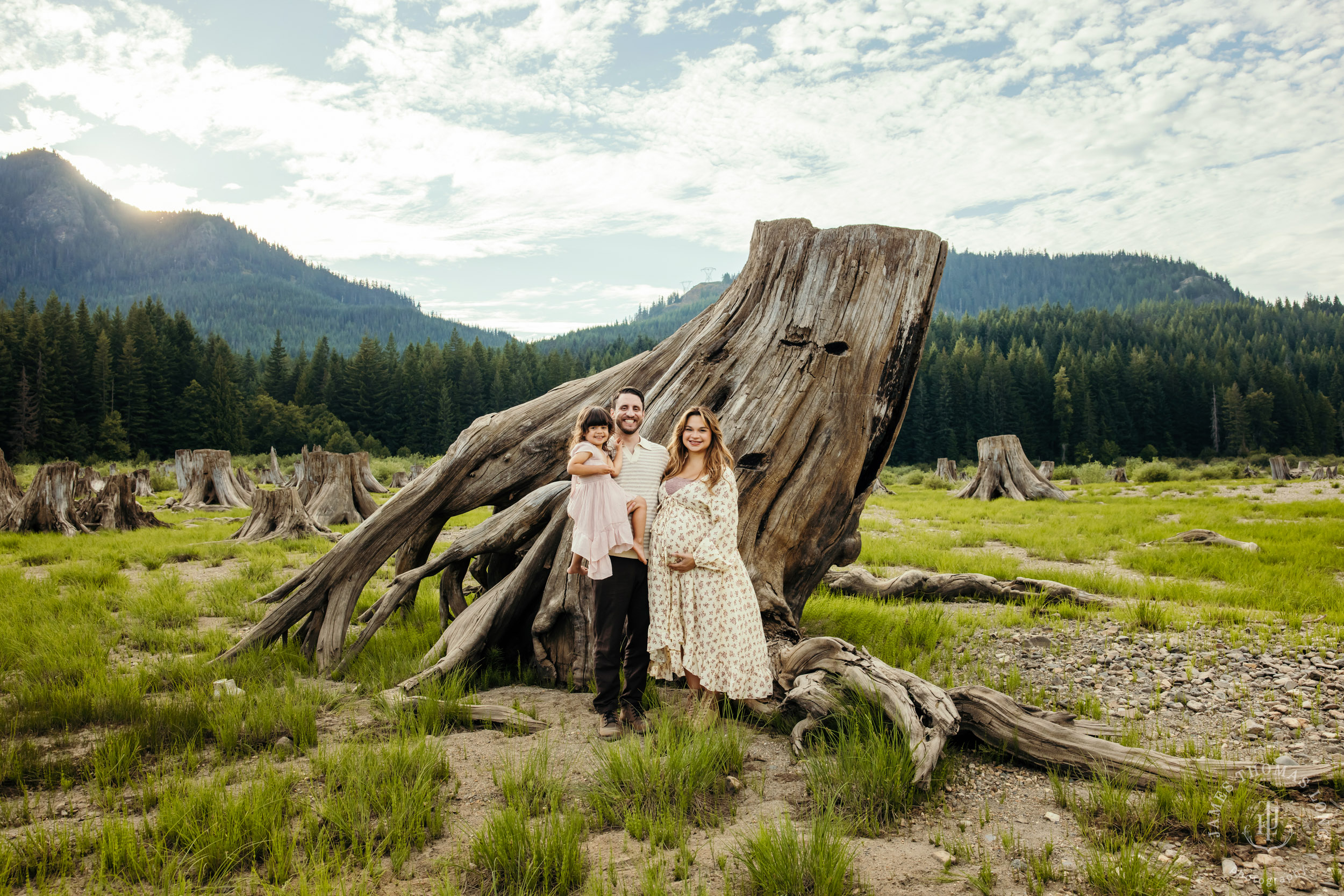 Adventure family photography session in the Cascade Mountains by Seattle family photographer James Thomas Long Photography