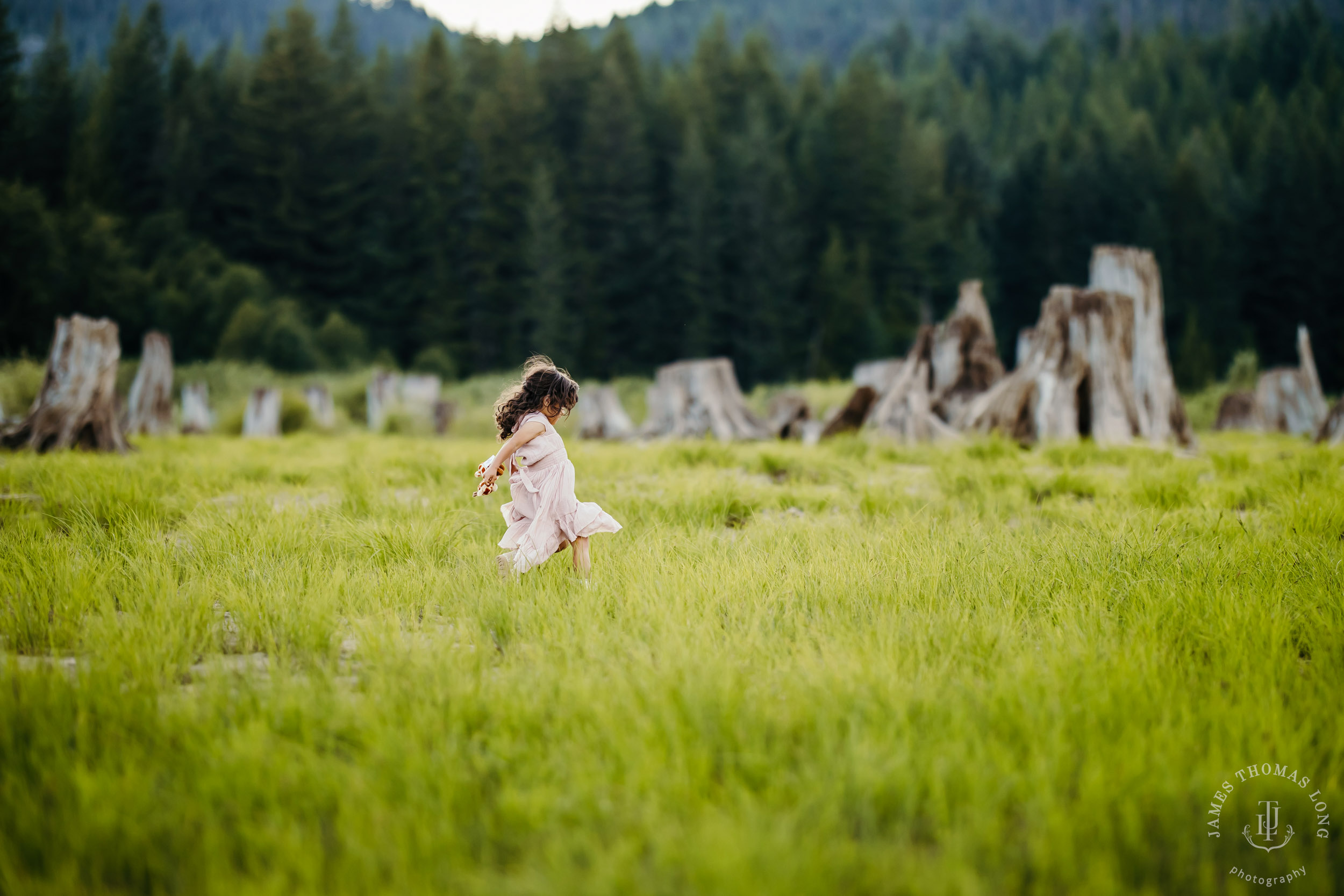 Adventure family photography session in the Cascade Mountains by Seattle family photographer James Thomas Long Photography