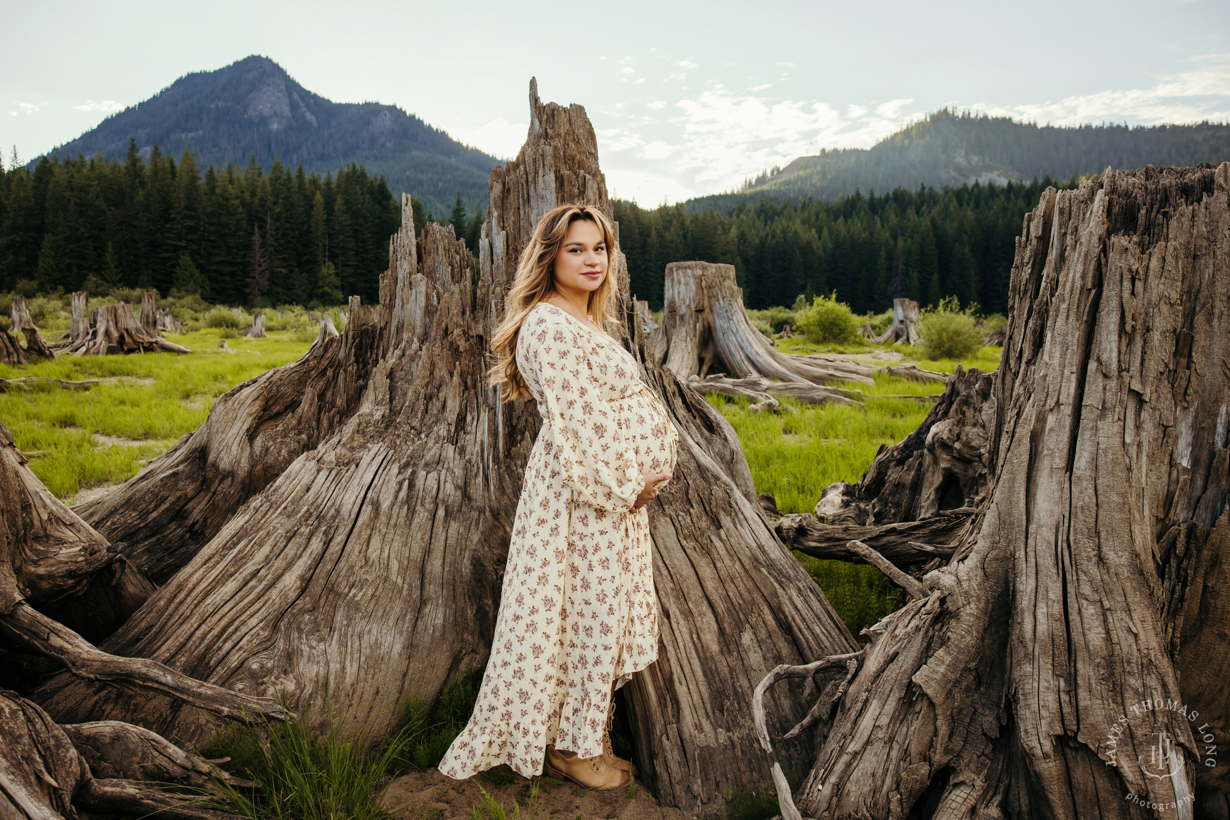 Adventure family photography session in the Cascade Mountains by Seattle family photographer James Thomas Long Photography