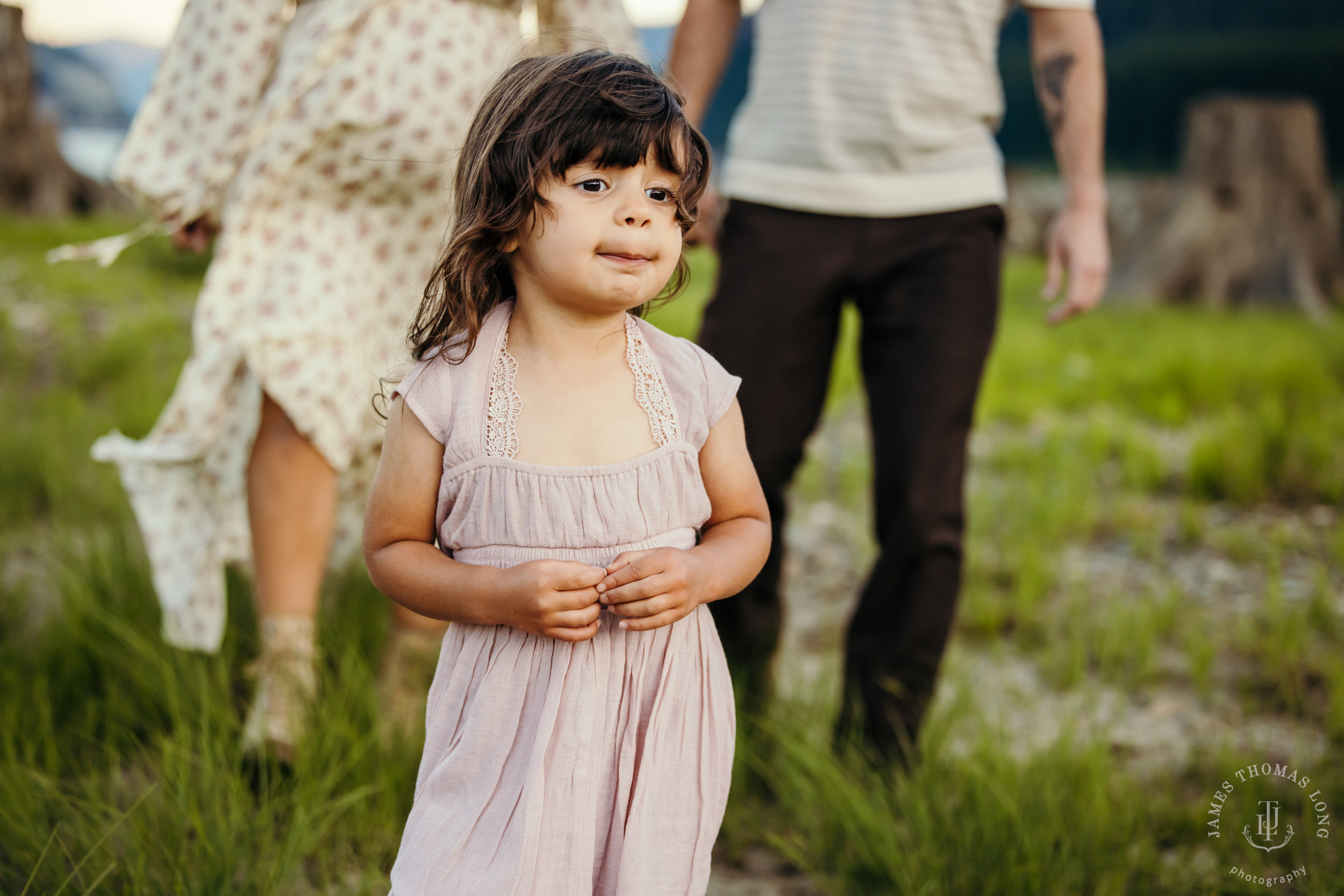 Adventure family photography session in the Cascade Mountains by Seattle family photographer James Thomas Long Photography
