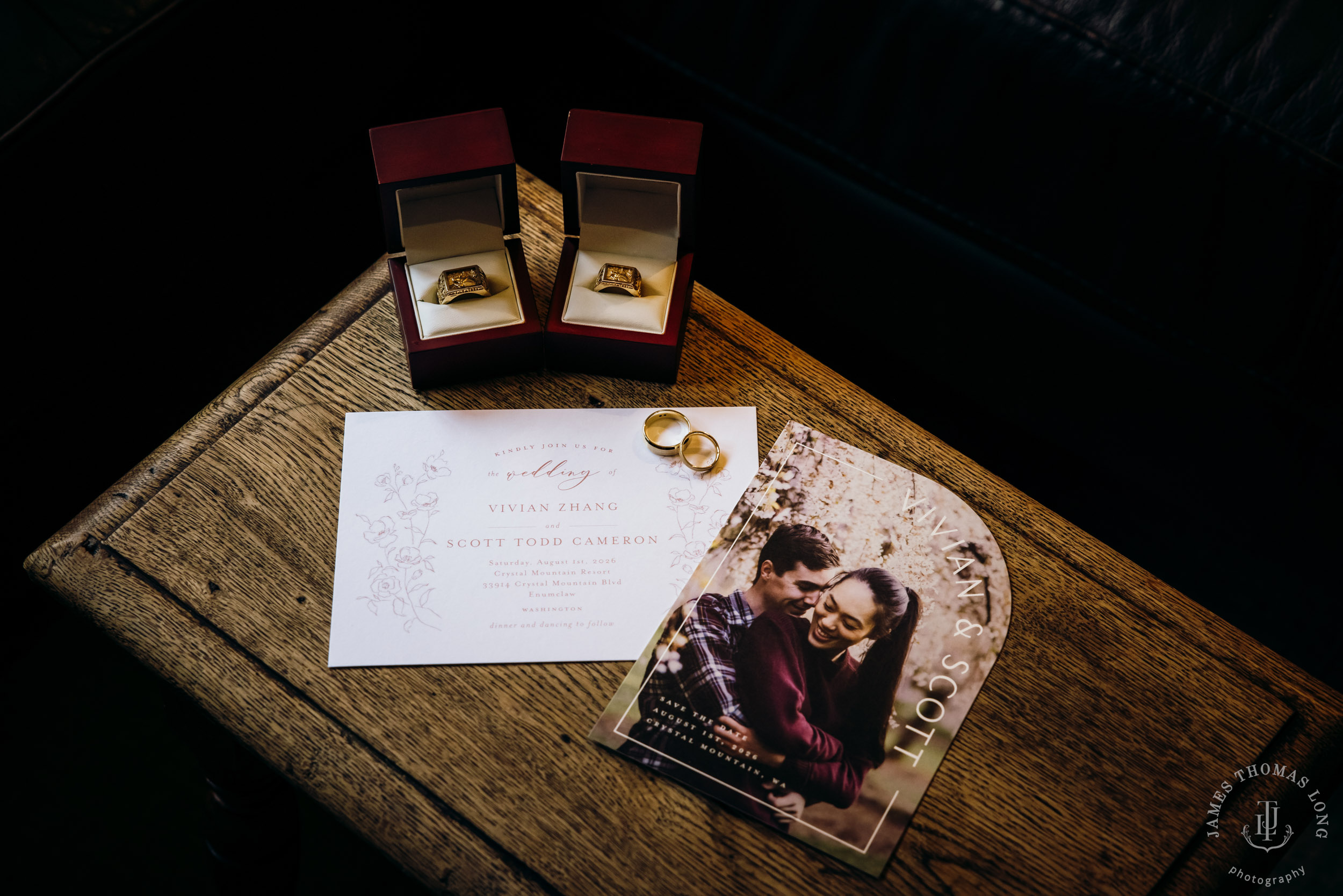 Crystal Mountain wedding by Seattle wedding photographer James Thomas Long Photography