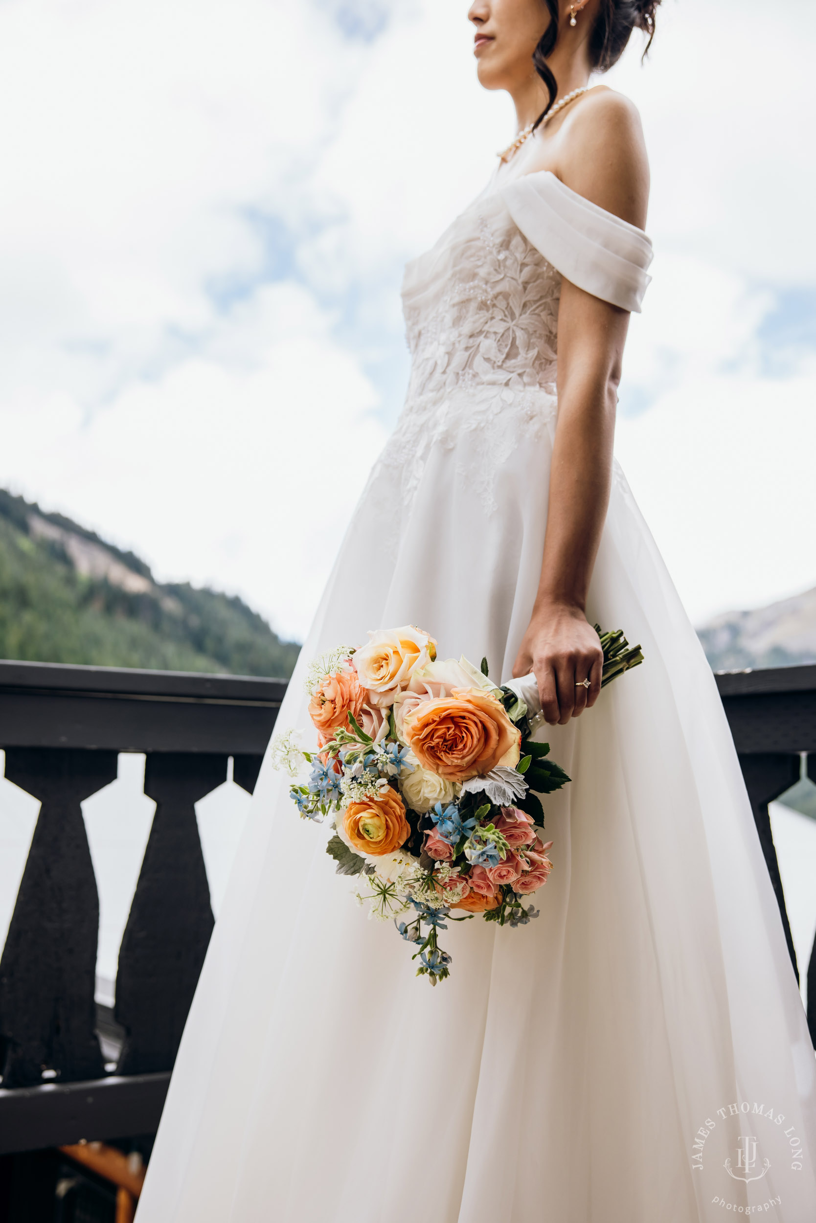 Crystal Mountain wedding by Seattle wedding photographer James Thomas Long Photography