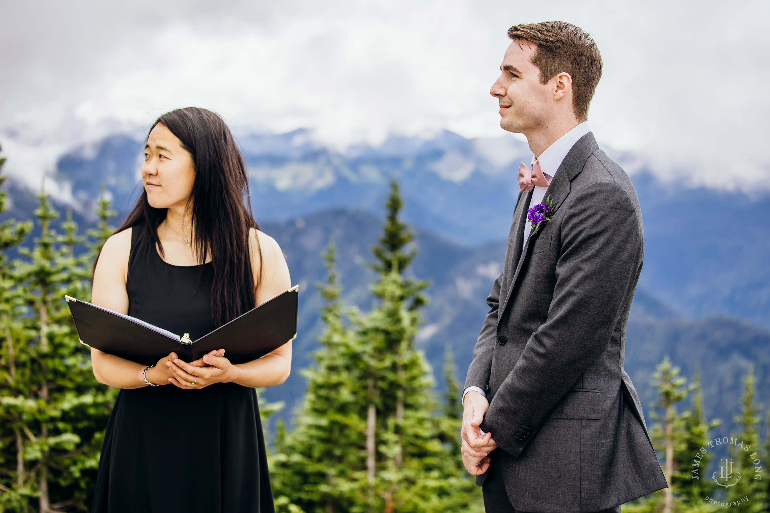 Crystal Mountain wedding by Seattle wedding photographer James Thomas Long Photography