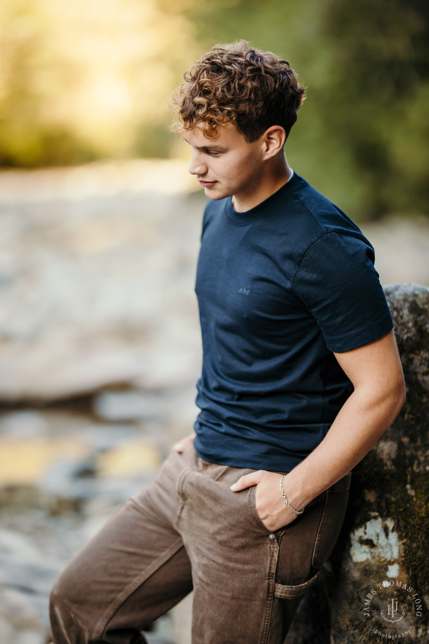 Cascade Mountain high school senior portrait session by Snoqualmie senior portrait photographer James Thomas Long Photography