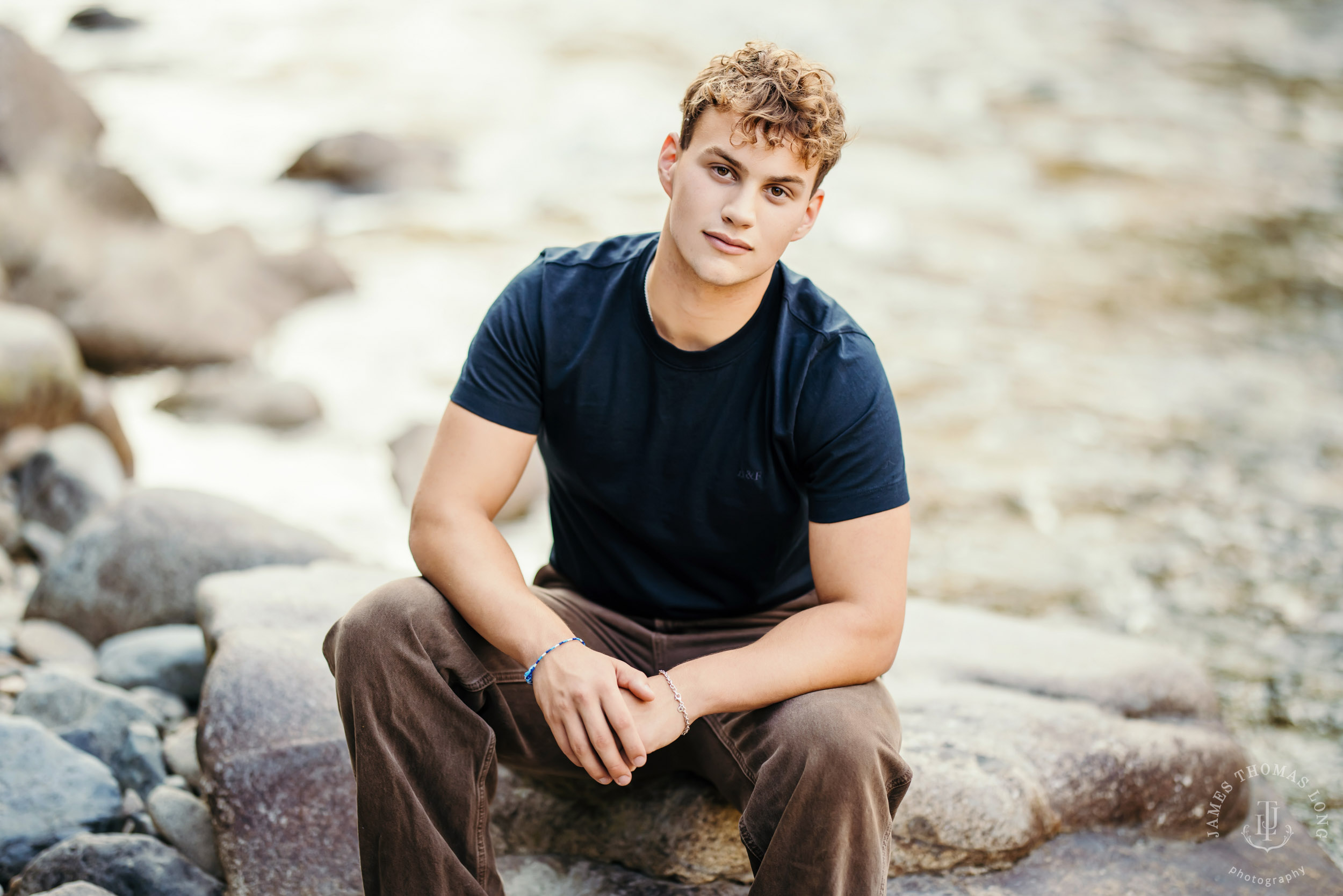 Cascade Mountain high school senior portrait session by Snoqualmie senior portrait photographer James Thomas Long Photography