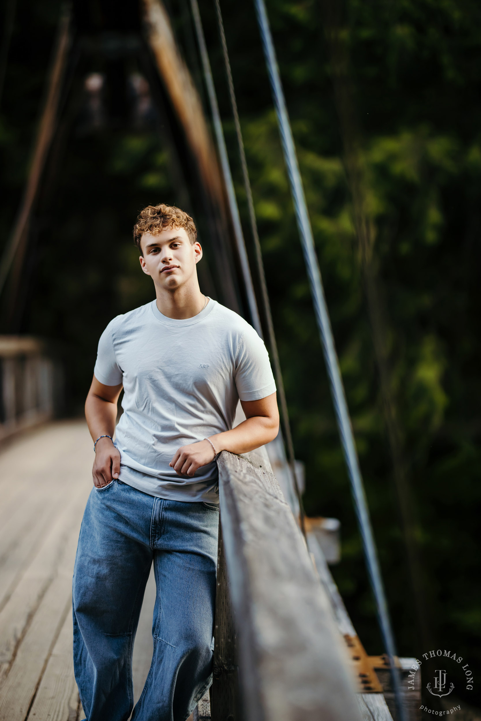 Cascade Mountain high school senior portrait session by Snoqualmie senior portrait photographer James Thomas Long Photography