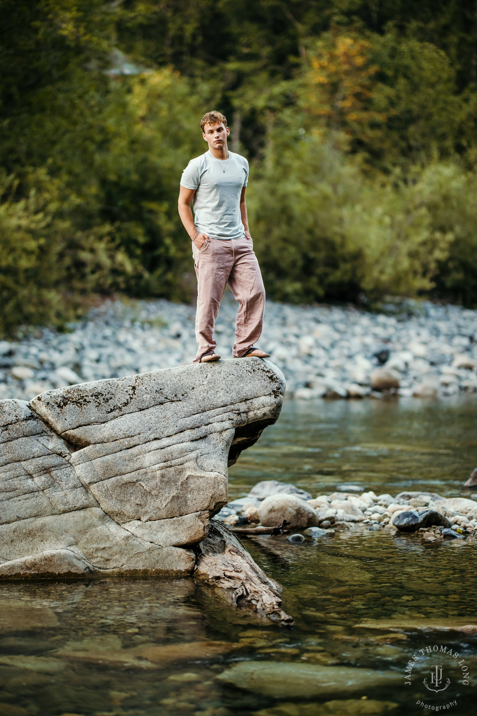 Cascade Mountain high school senior portrait session by Snoqualmie senior portrait photographer James Thomas Long Photography