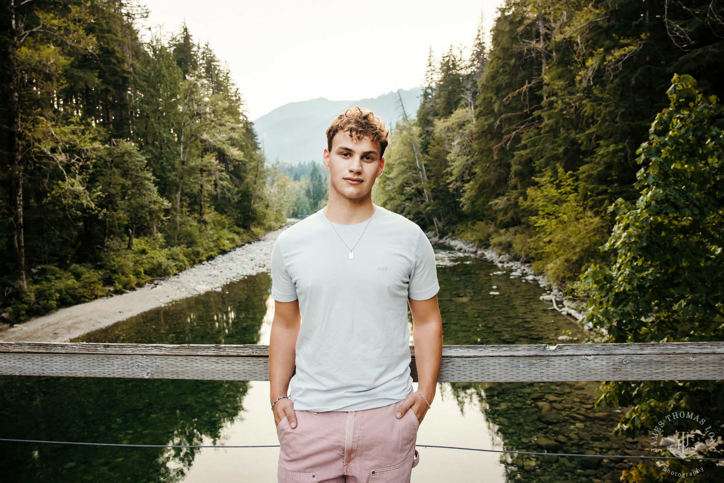 Cascade Mountain high school senior portrait session by Snoqualmie senior portrait photographer James Thomas Long Photography