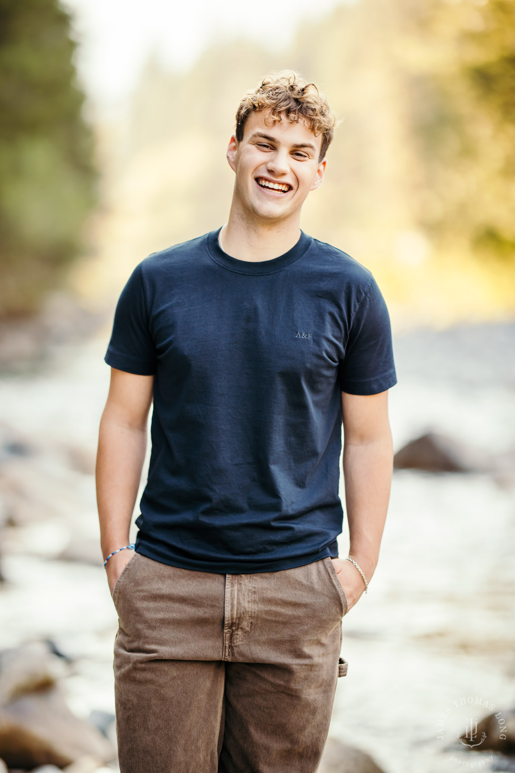 Cascade Mountain high school senior portrait session by Snoqualmie senior portrait photographer James Thomas Long Photography