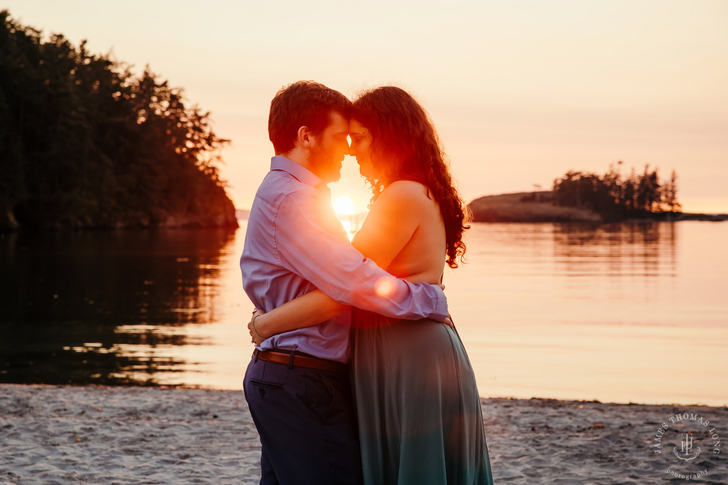 Washington Coast adventure engagement session by Seattle wedding photographer James Thomas Long Photography